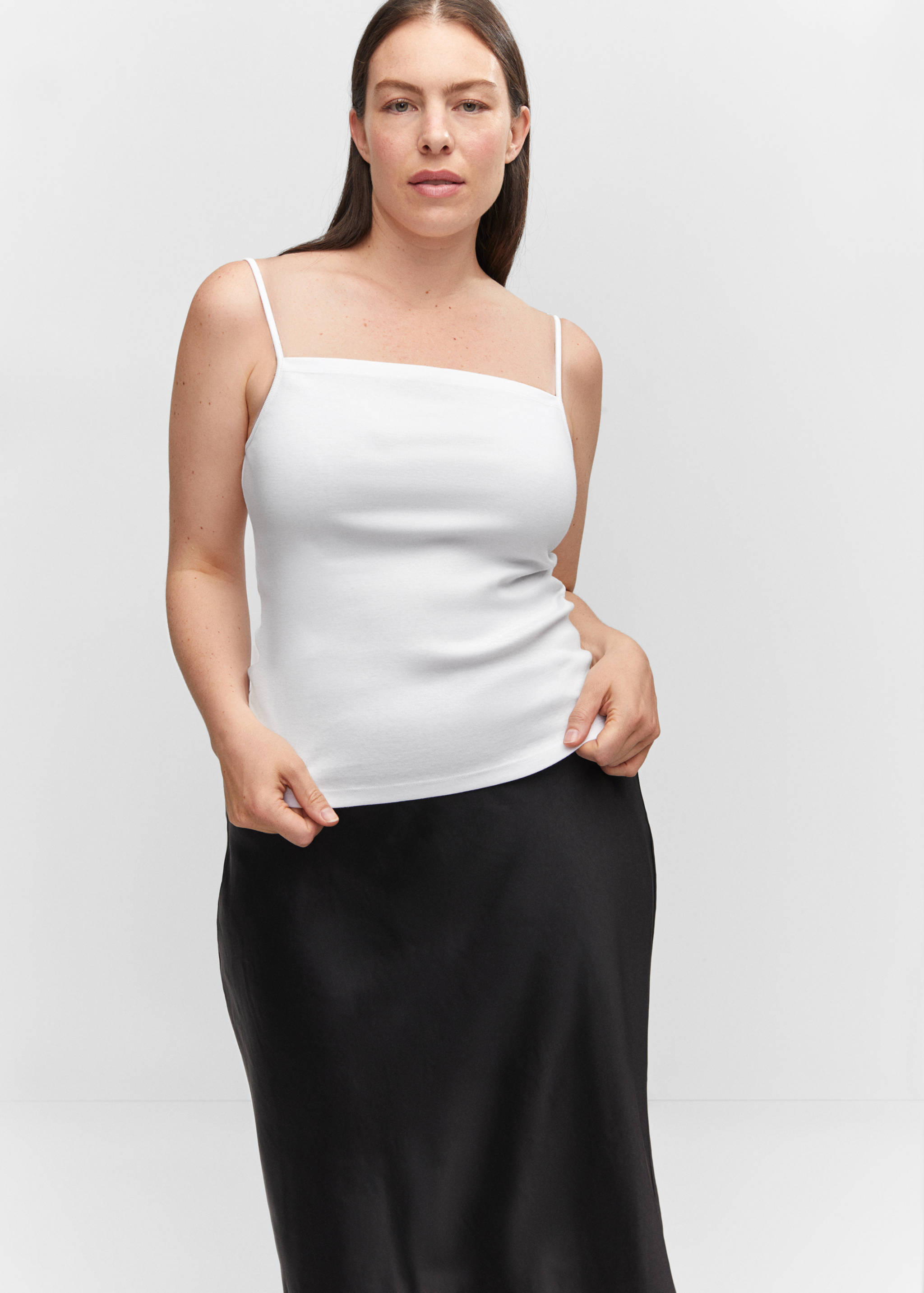 Strapless straight-neck top - Details of the article 5