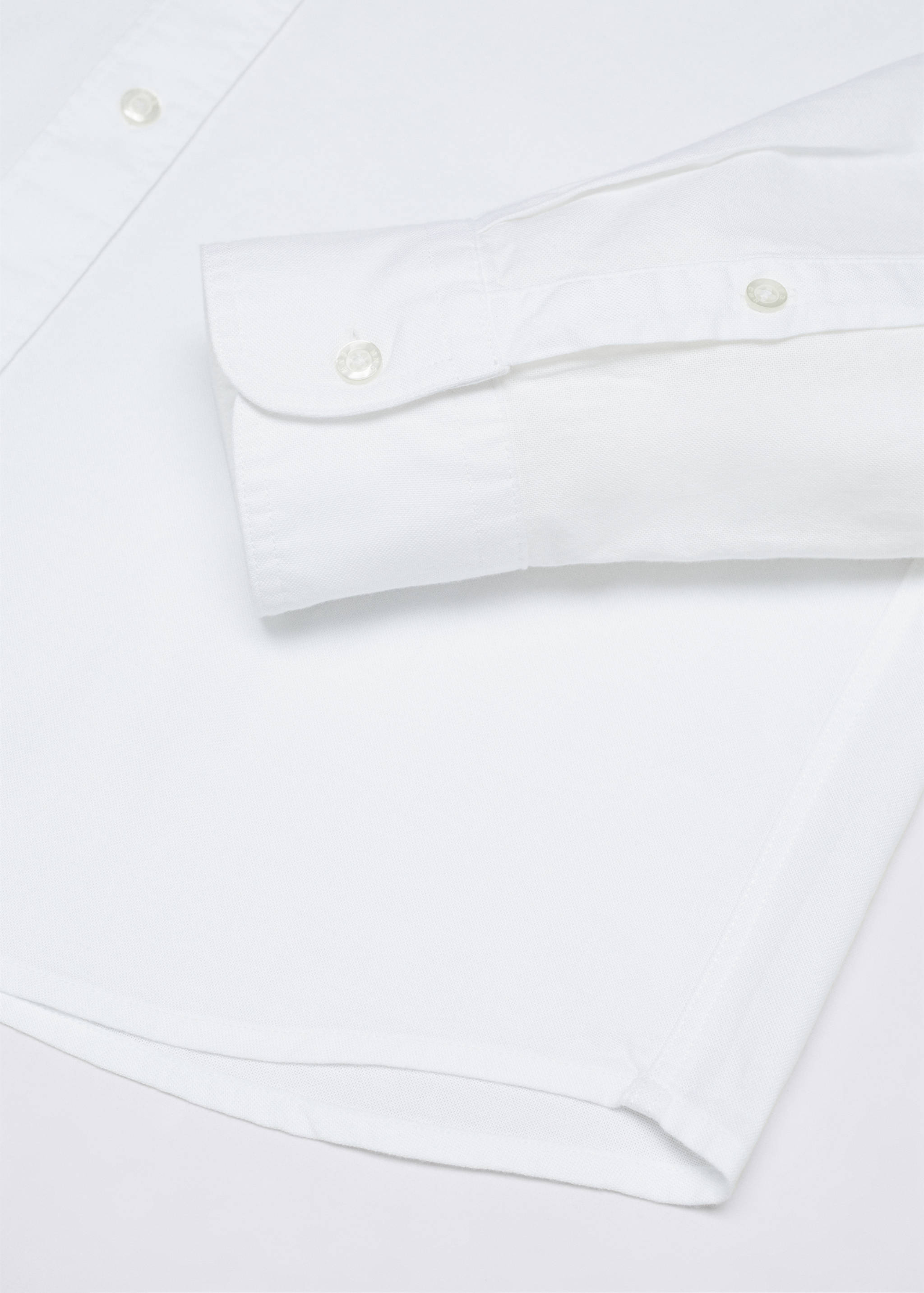 Regular fit Oxford cotton shirt - Details of the article 8