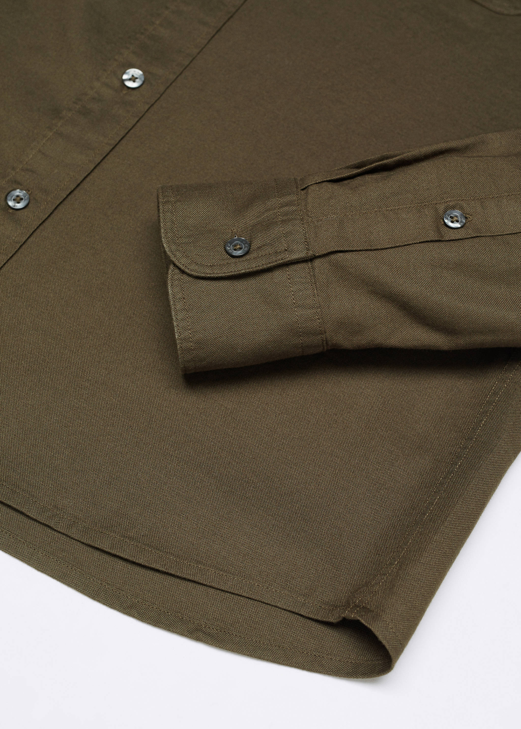 Regular fit Oxford cotton shirt - Details of the article 8