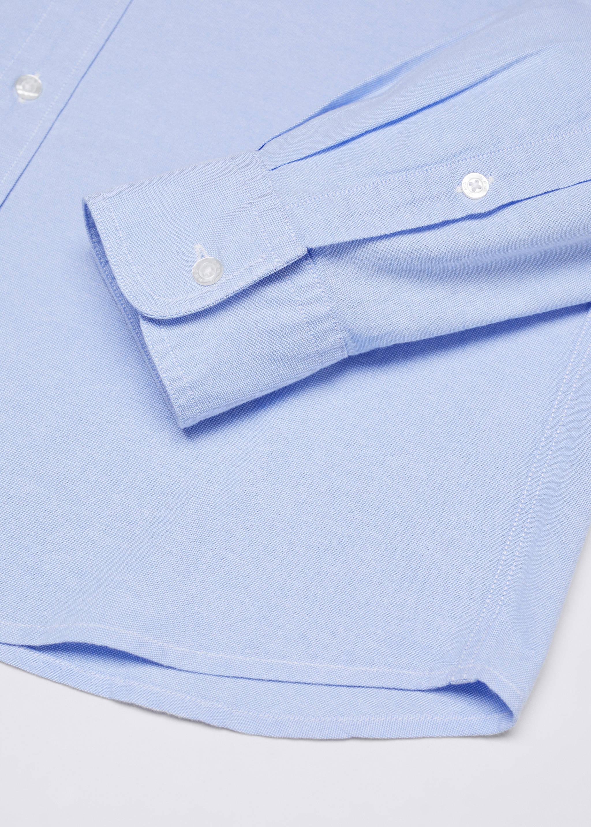 Regular fit Oxford cotton shirt - Details of the article 8