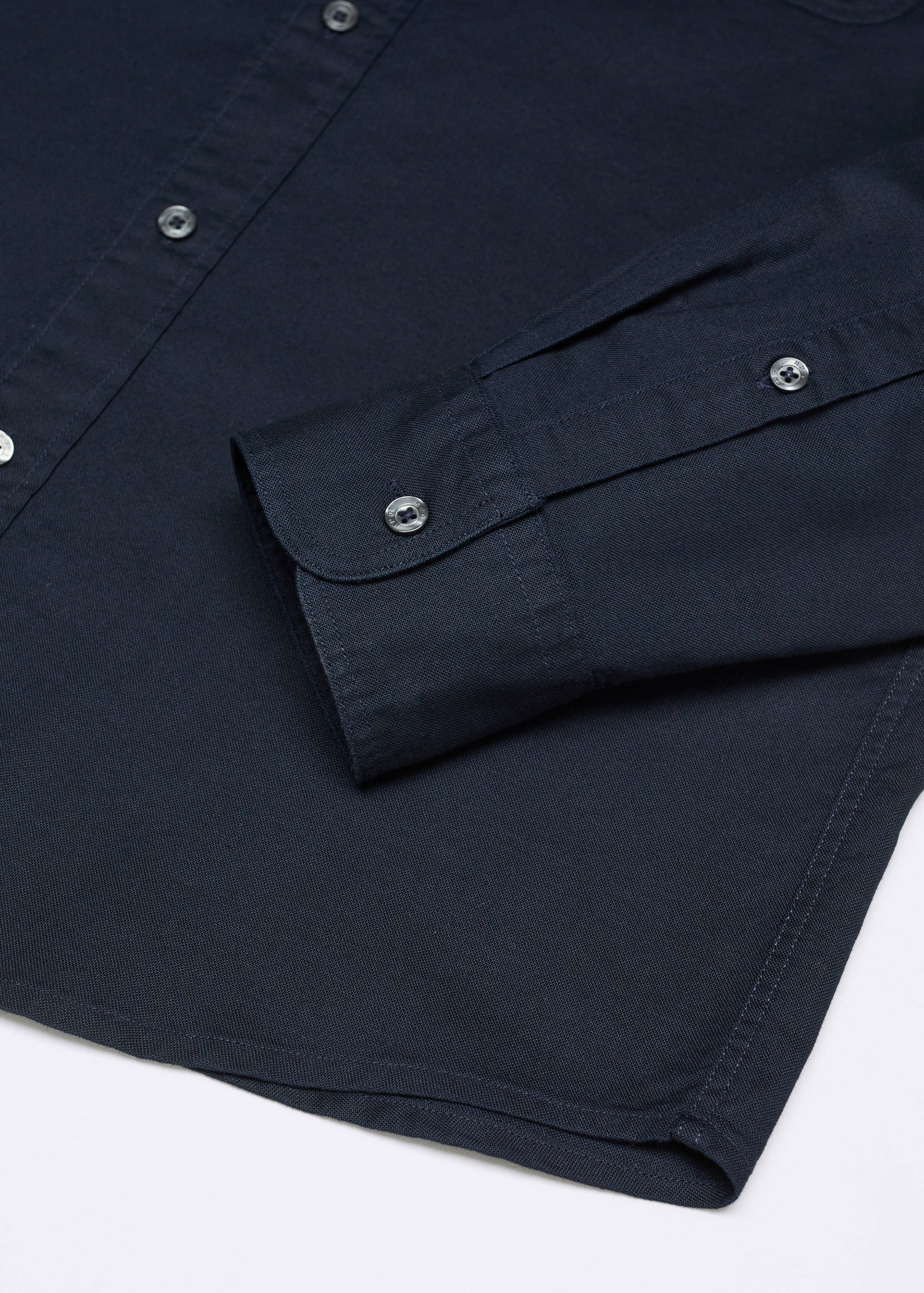 Regular fit Oxford cotton shirt - Details of the article 8