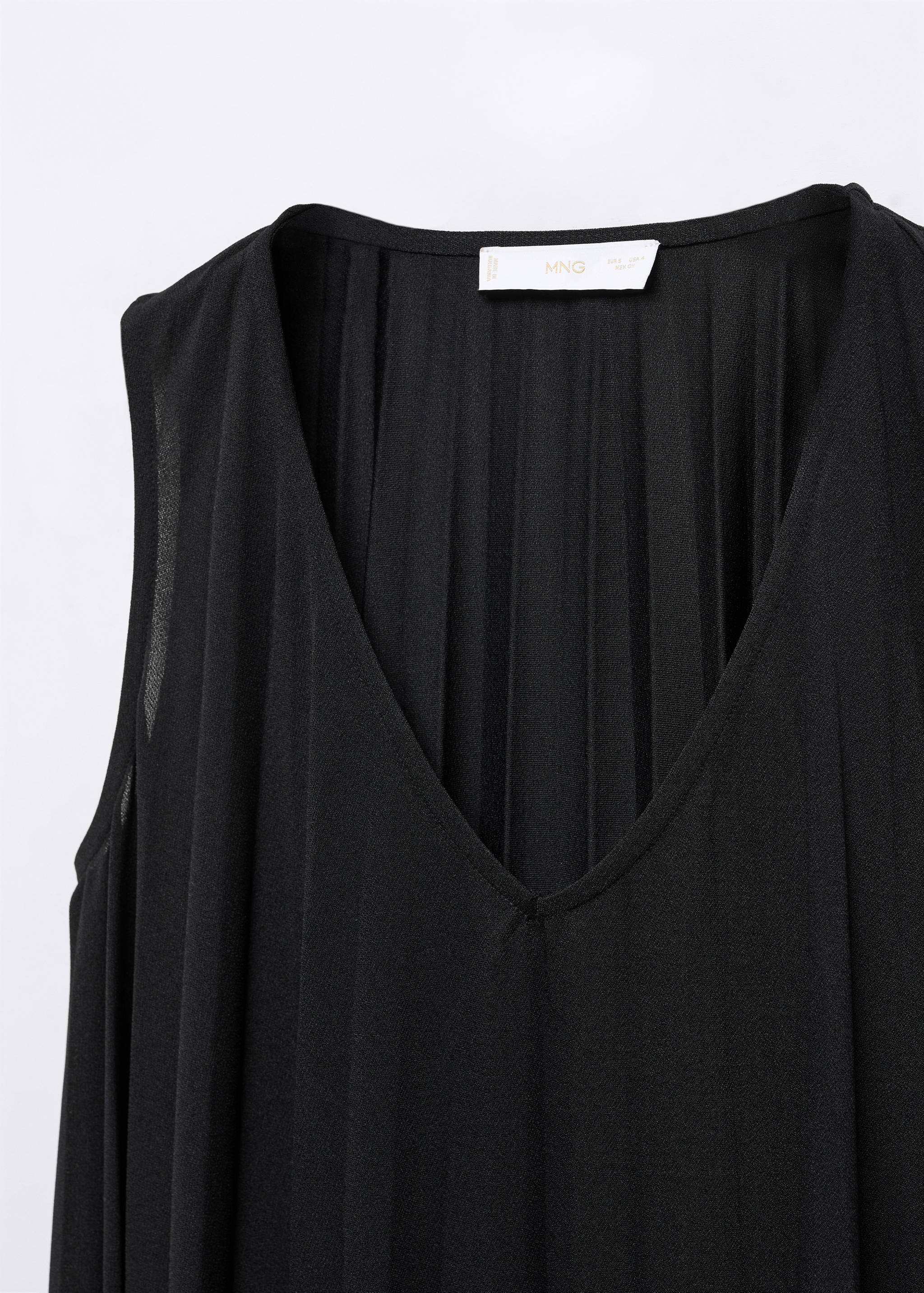 Vestido midi plisado - Detalle del artículo 8