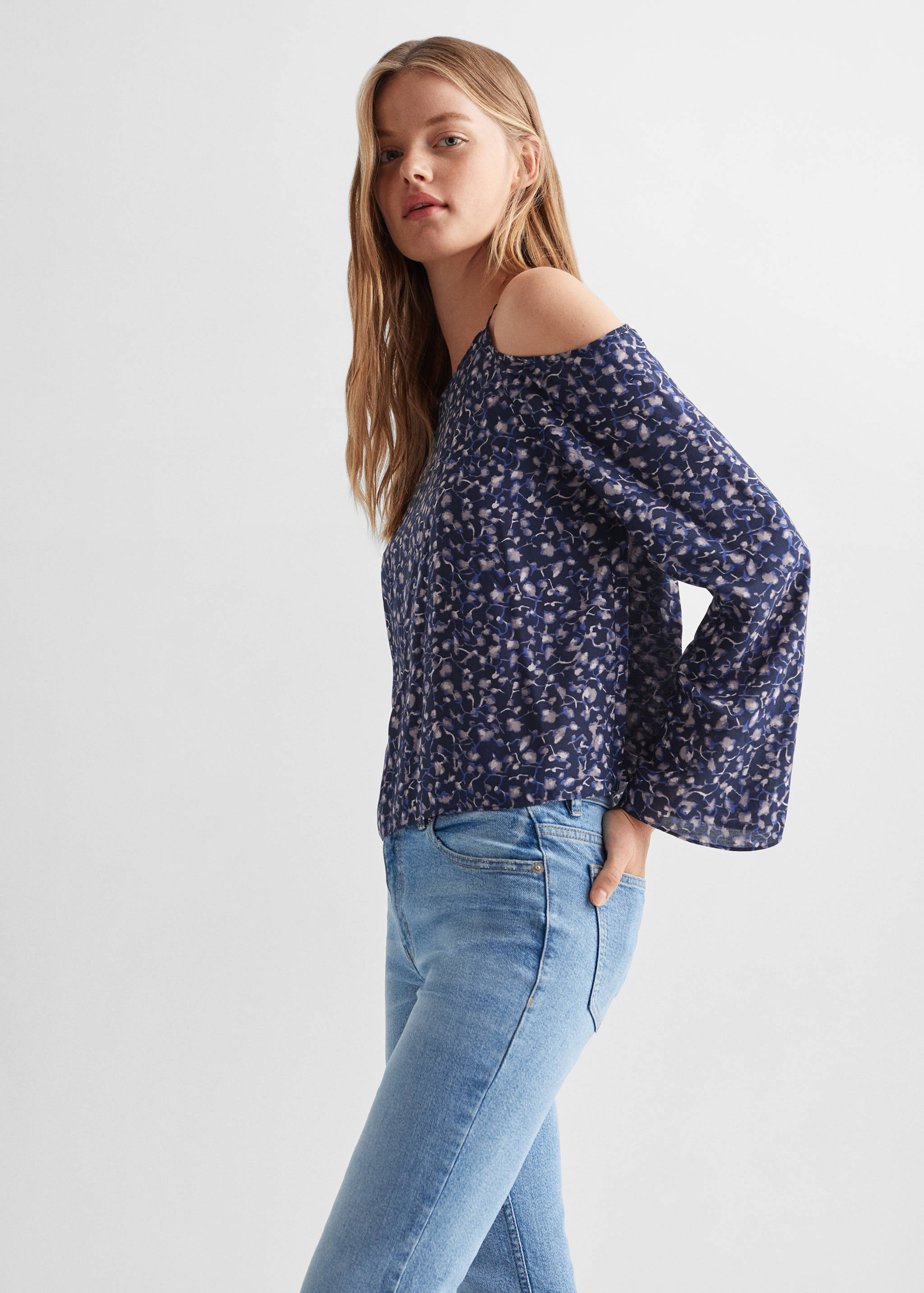 Blouse met print - Middenvlak