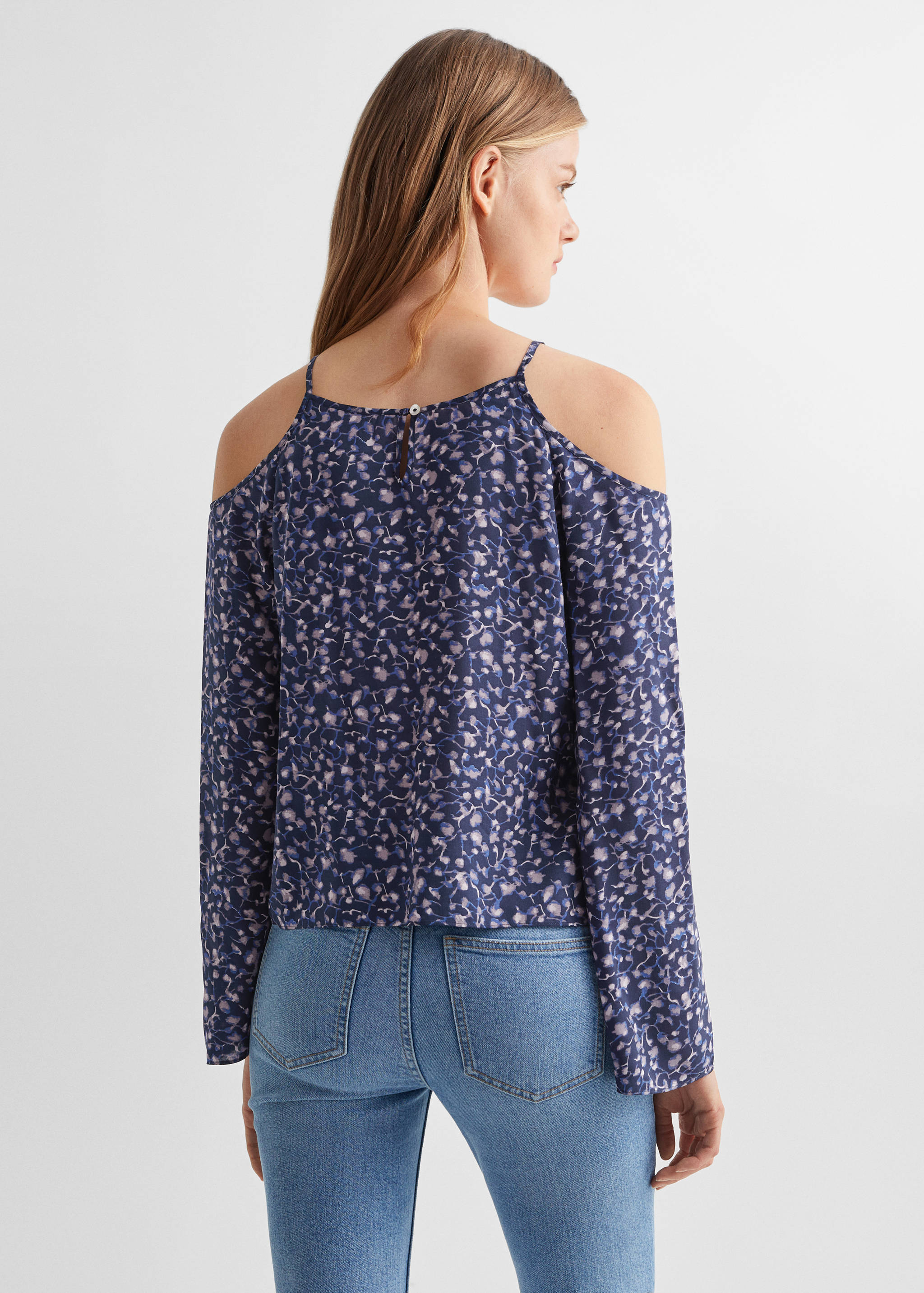 Blouse met print - Achterkant van het artikel
