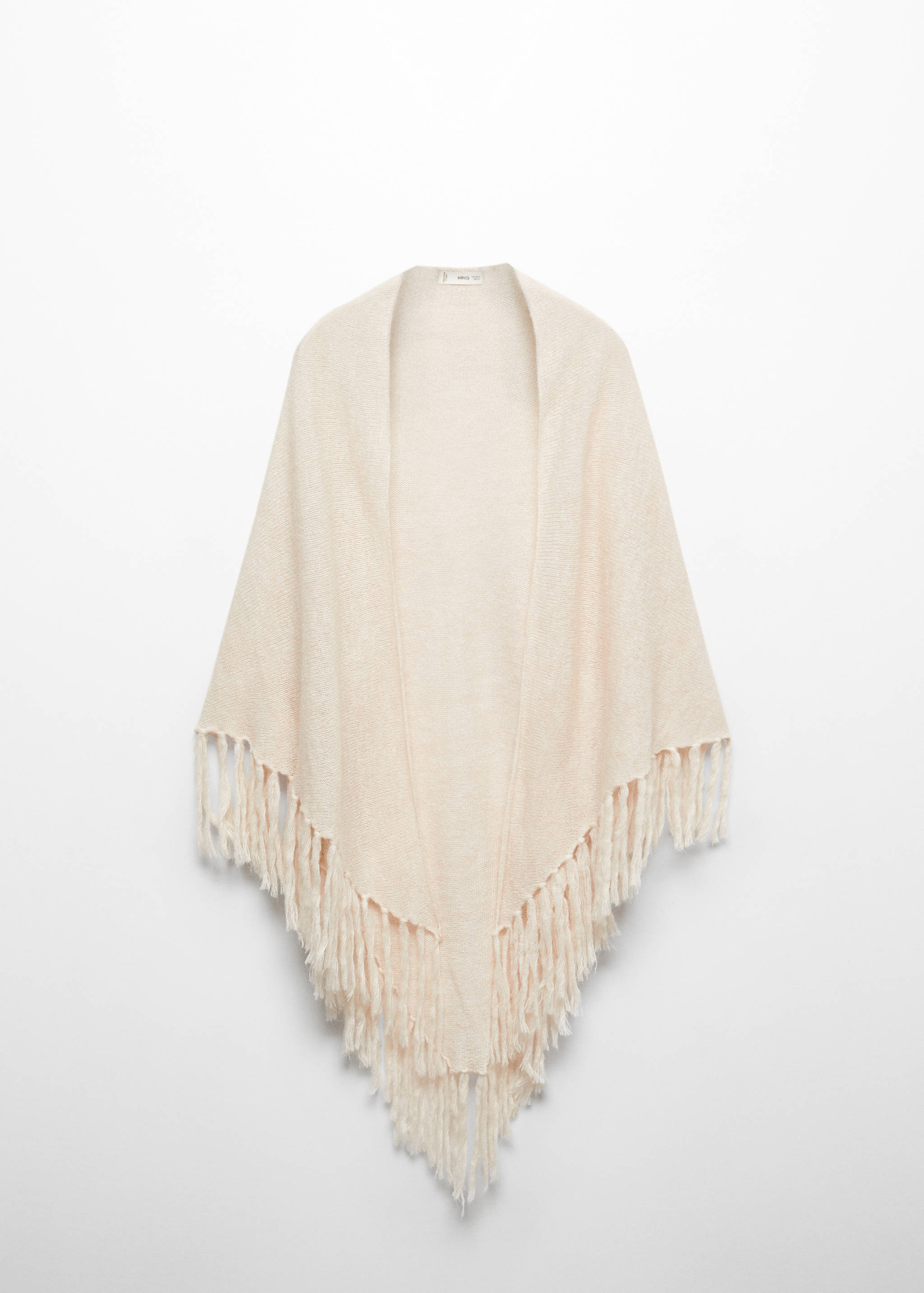 Fringed poncho - Article without model