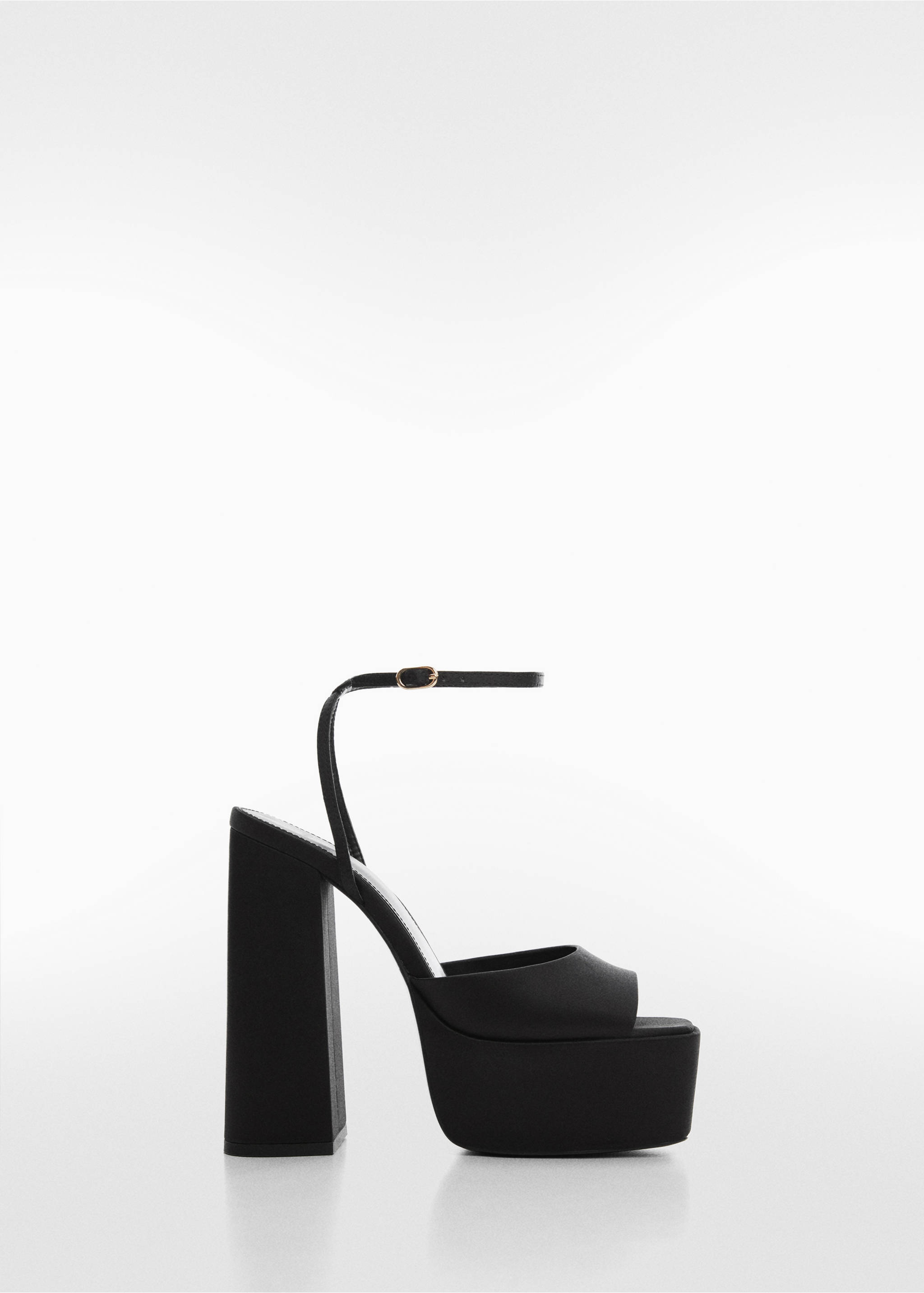 Platform maxi sandals - Article without model, Black. Ref: 57094388-00.