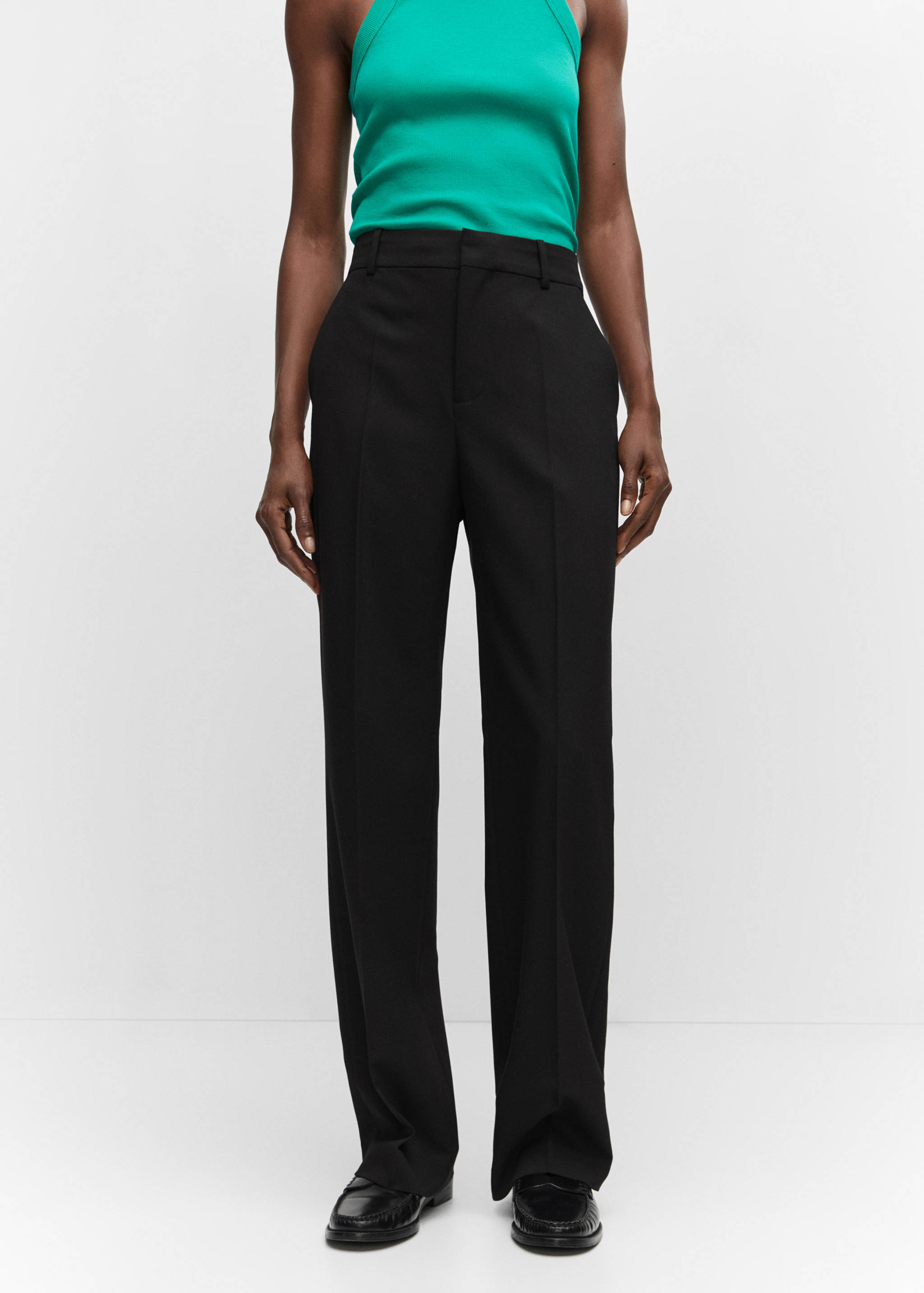 Pantalon droit costume - Plan moyen