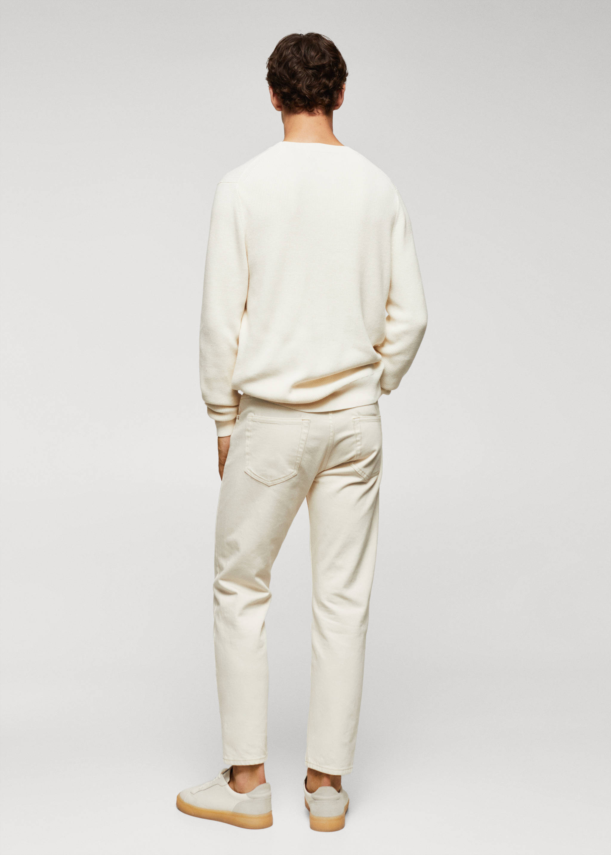 Základní bavlněný svetr - Zadní strana zboží