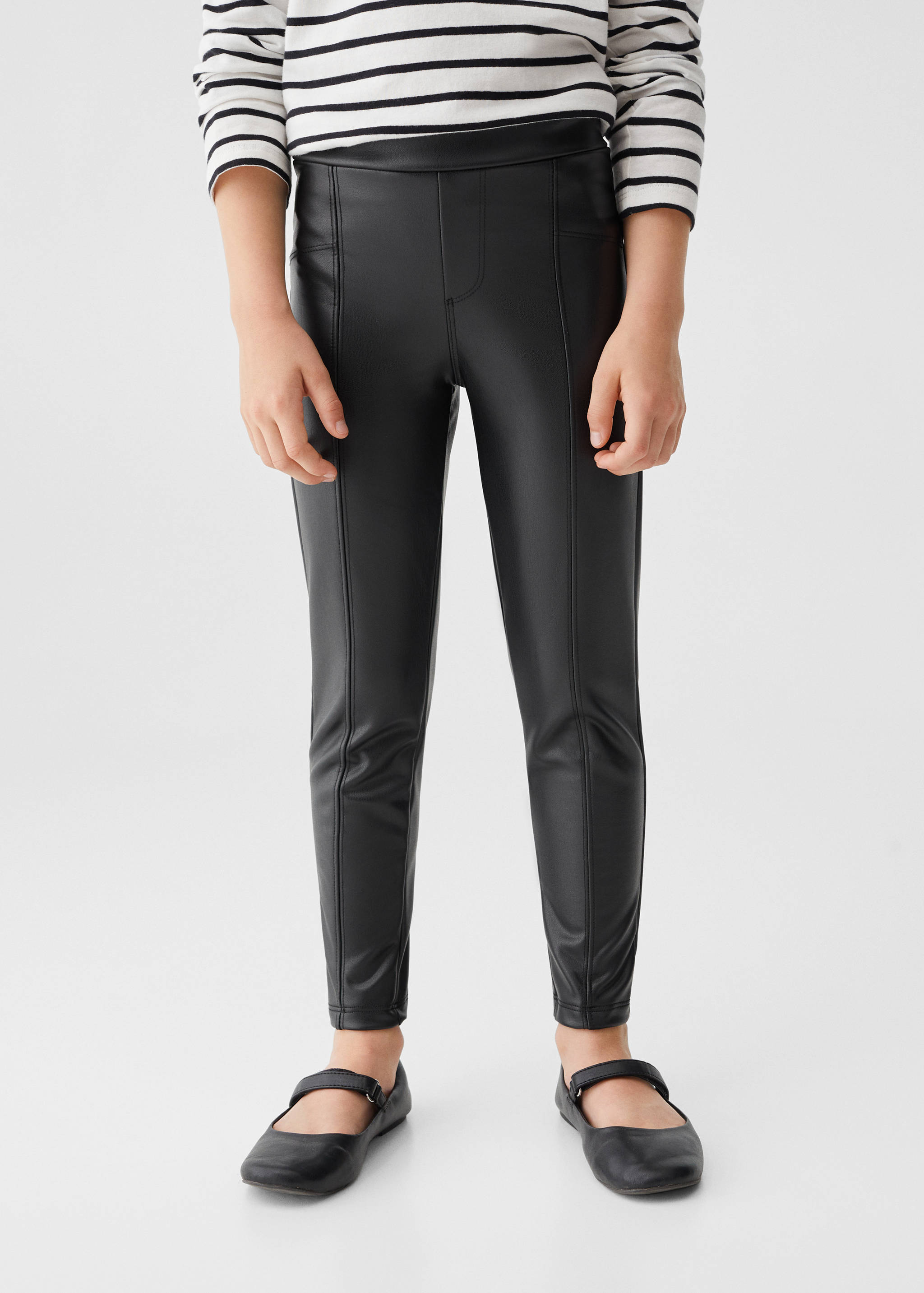 Faux-leather leggings - Details of the article 6