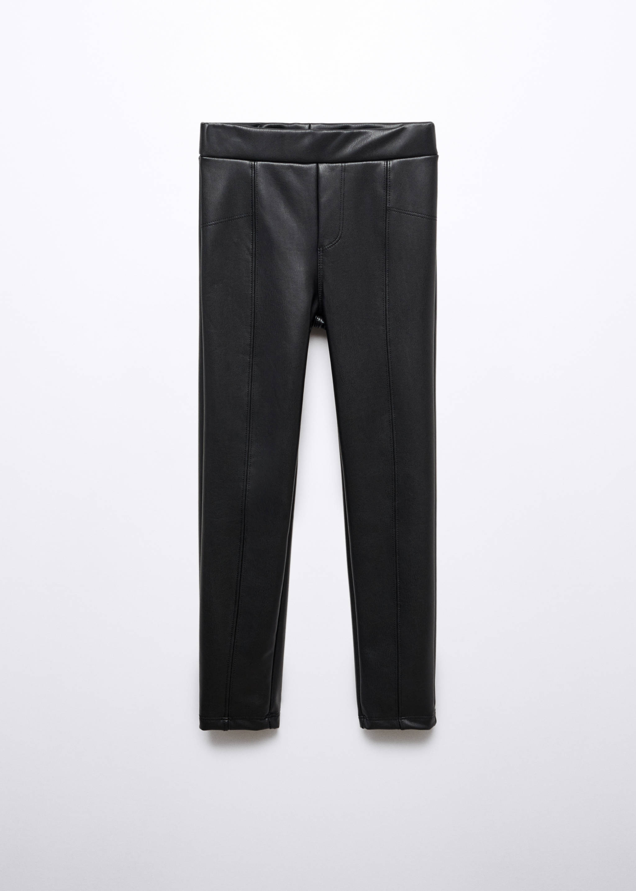 Faux-leather leggings - Article without model