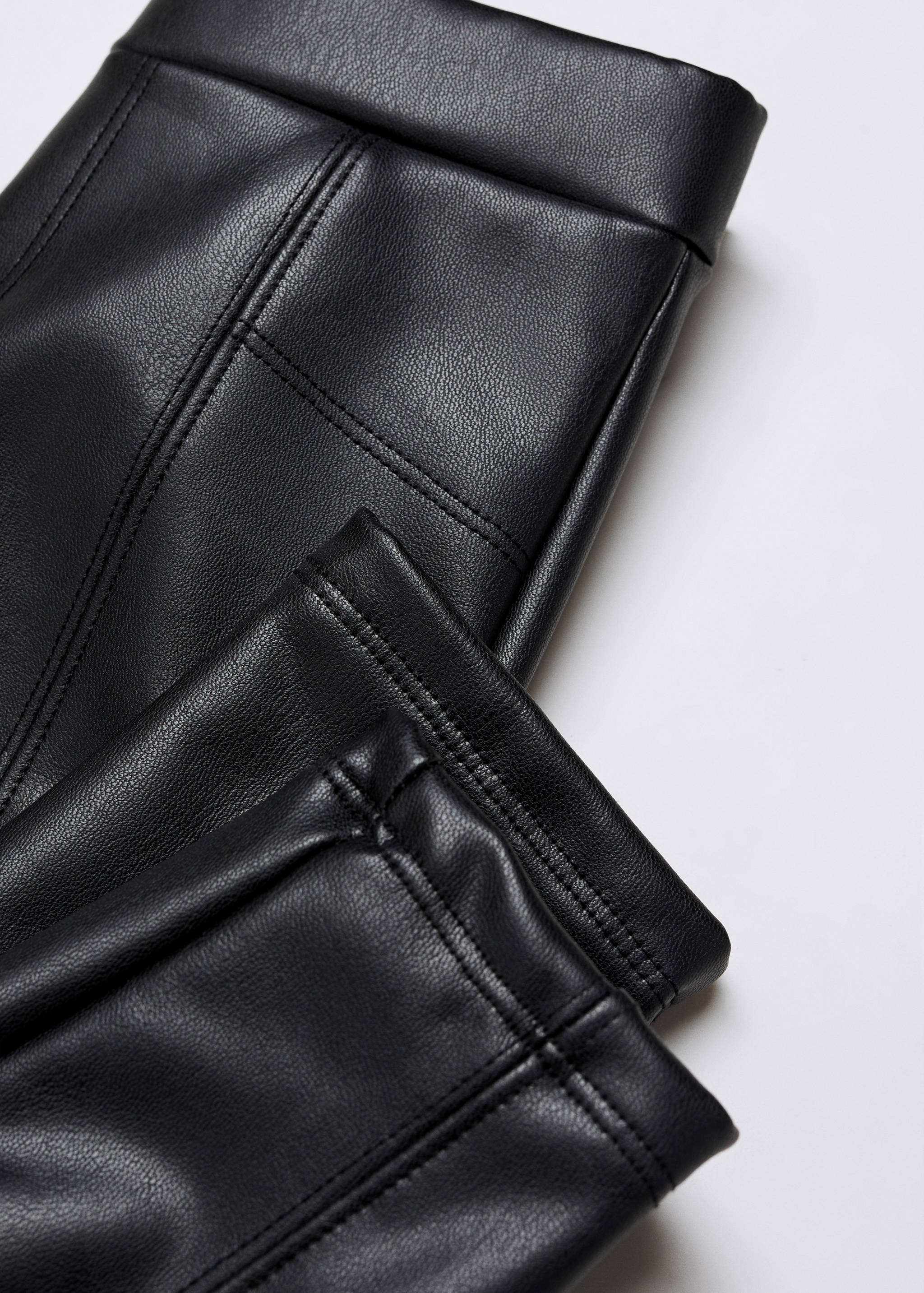 Faux-leather leggings - Details of the article 8