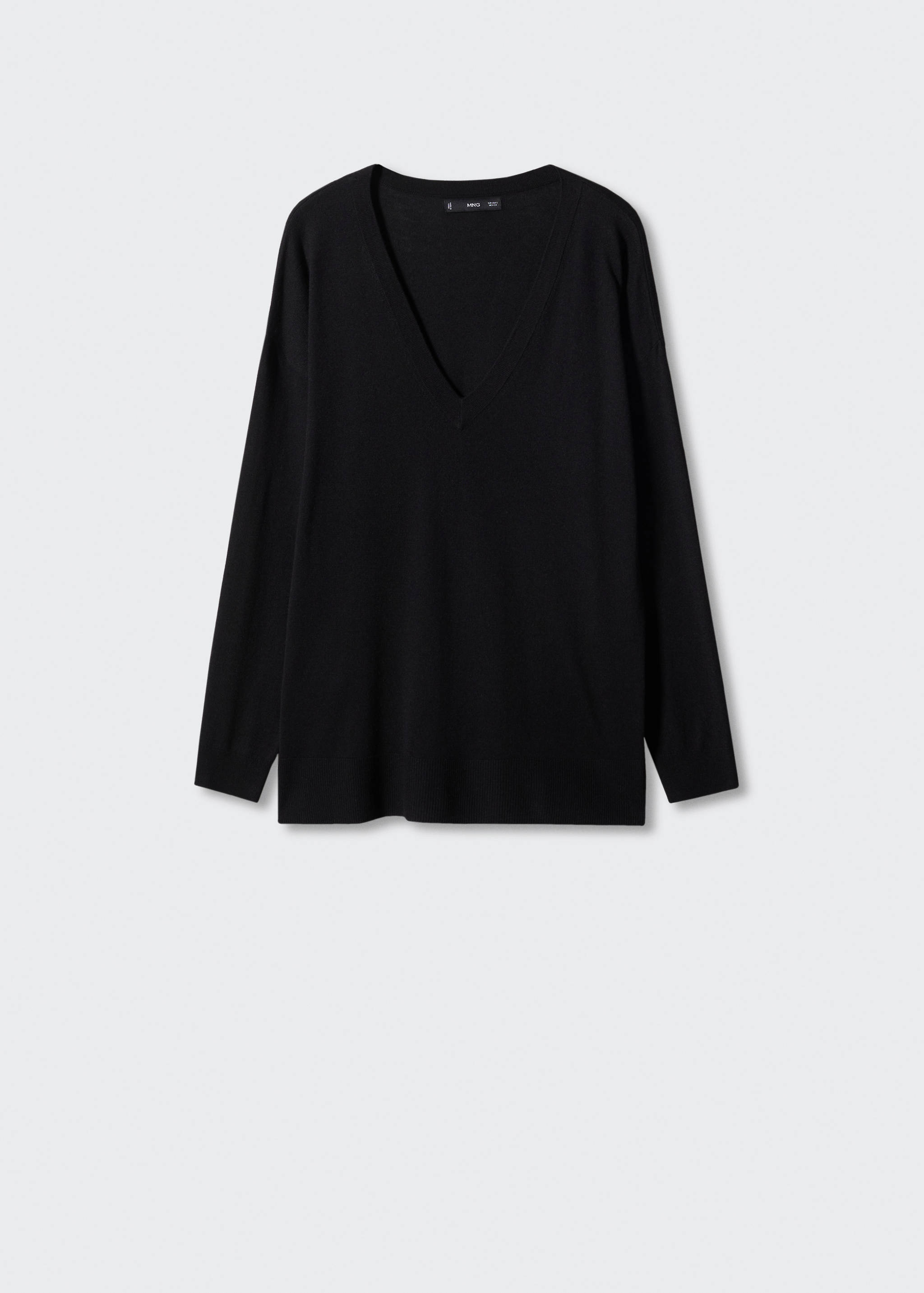 Pullover mit V-Ausschnitt und Cut-Outs - Artikel ohne Model