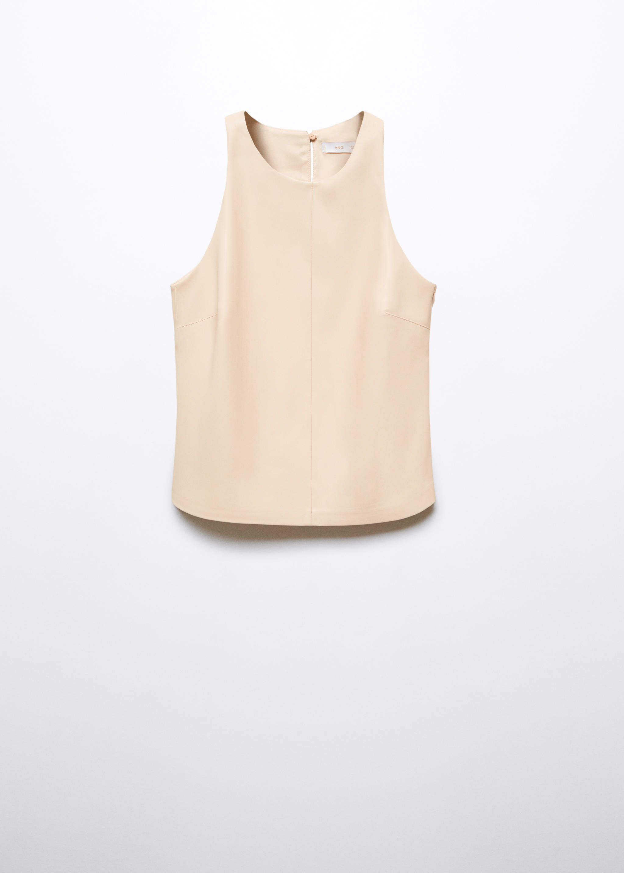 Faux-leather top - Article without model