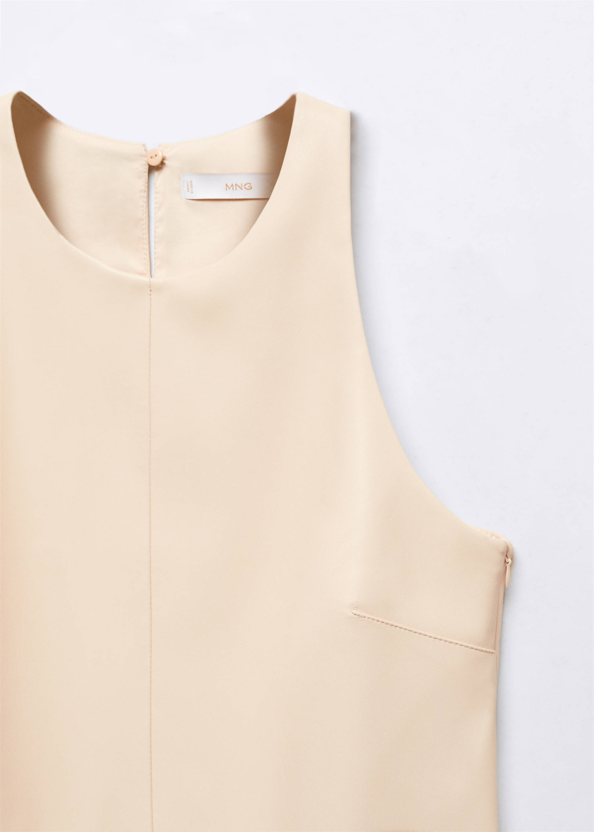 Faux-leather top - Details of the article 8