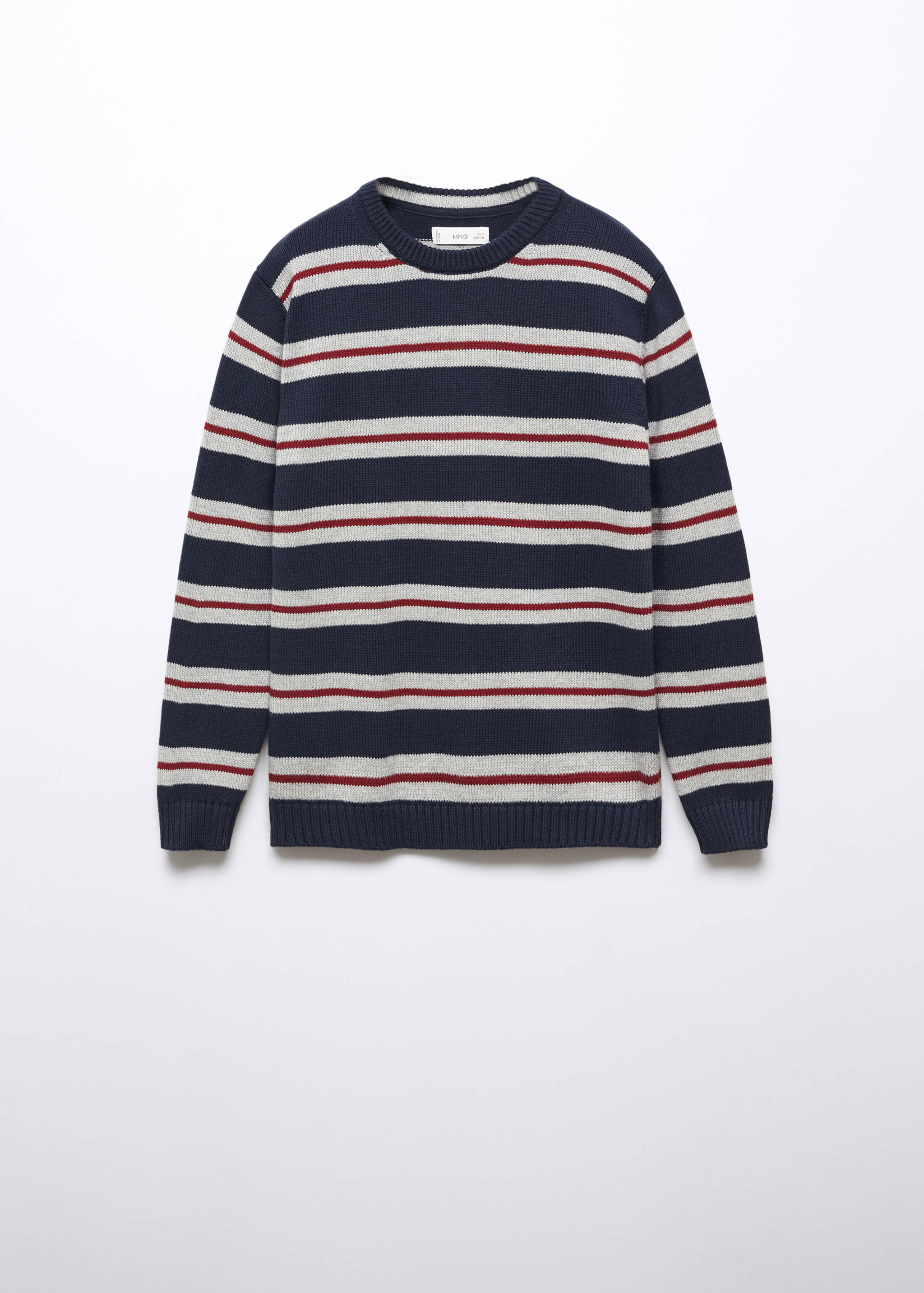 Pulover din tricot cu dungi - Articol fără model