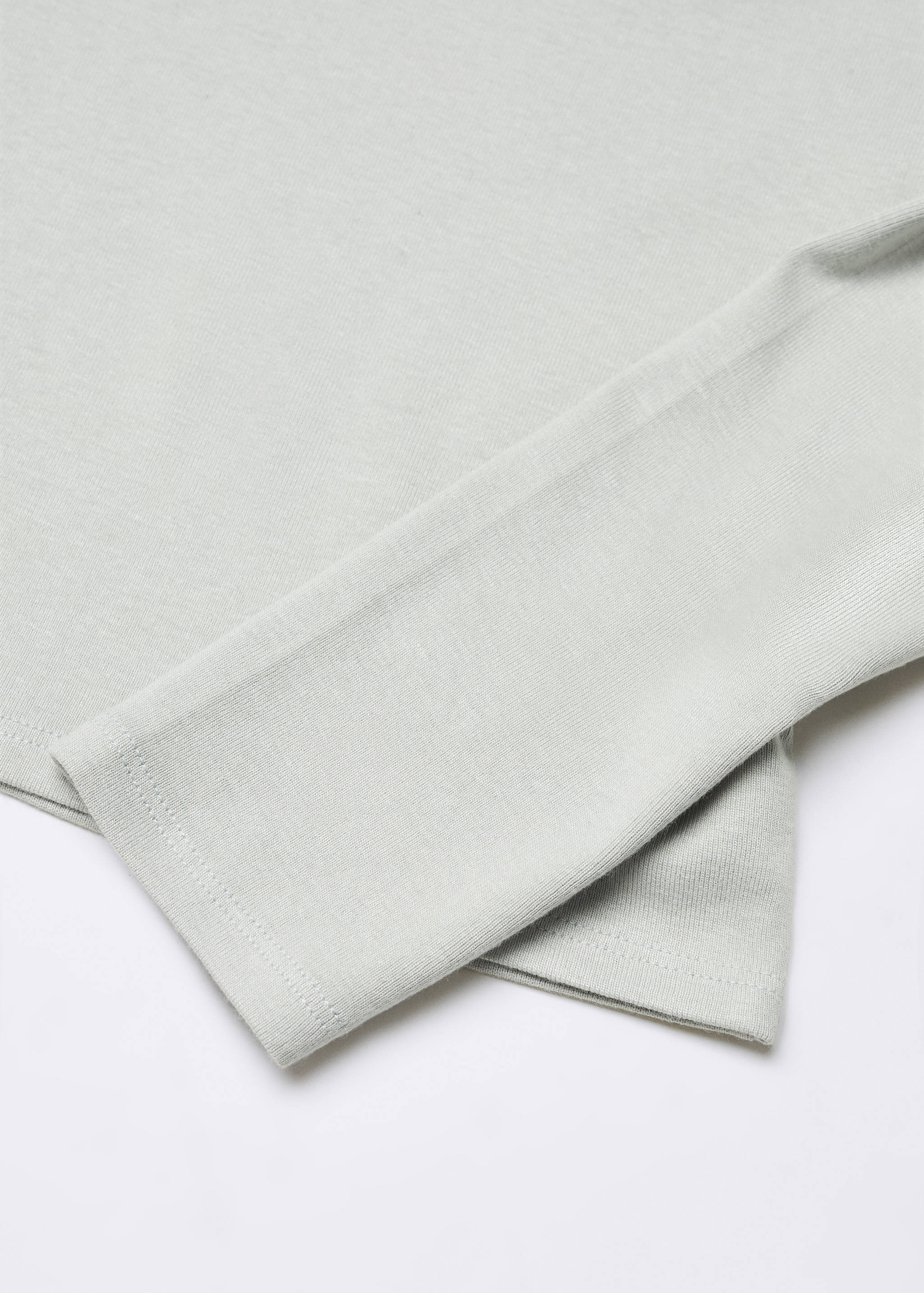 Cropped modal t-shirt - Details of the article 8