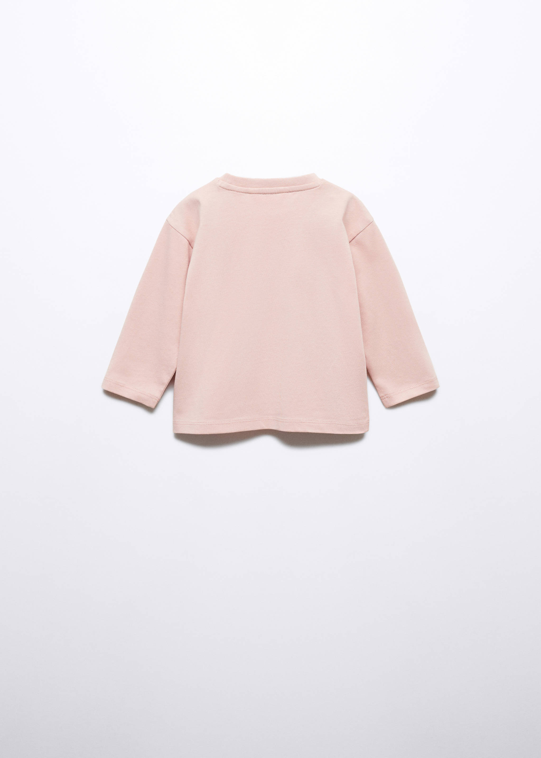 Printed cotton-blend T-shirt - Reverse of the article