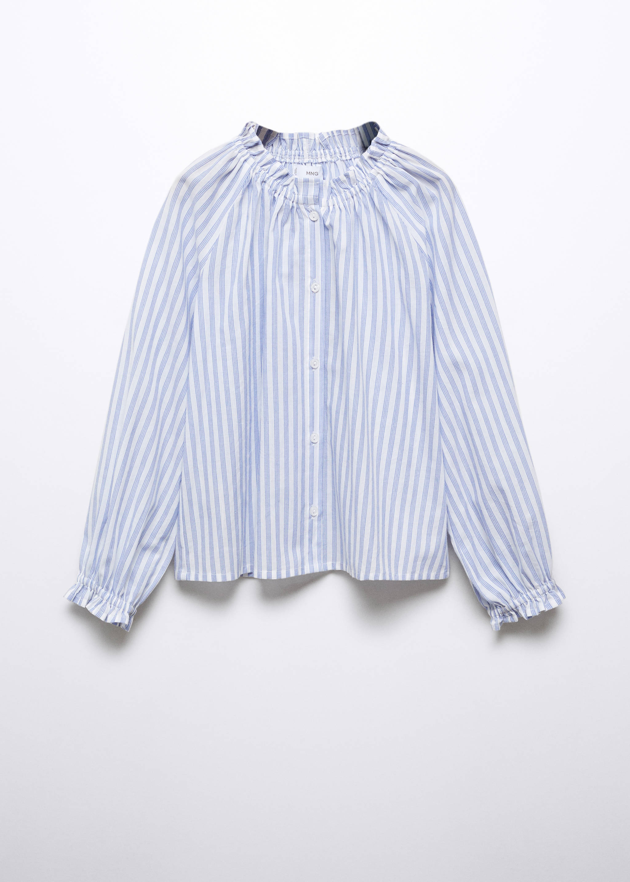 Gestreifte Baumwollbluse - Artikel ohne Model