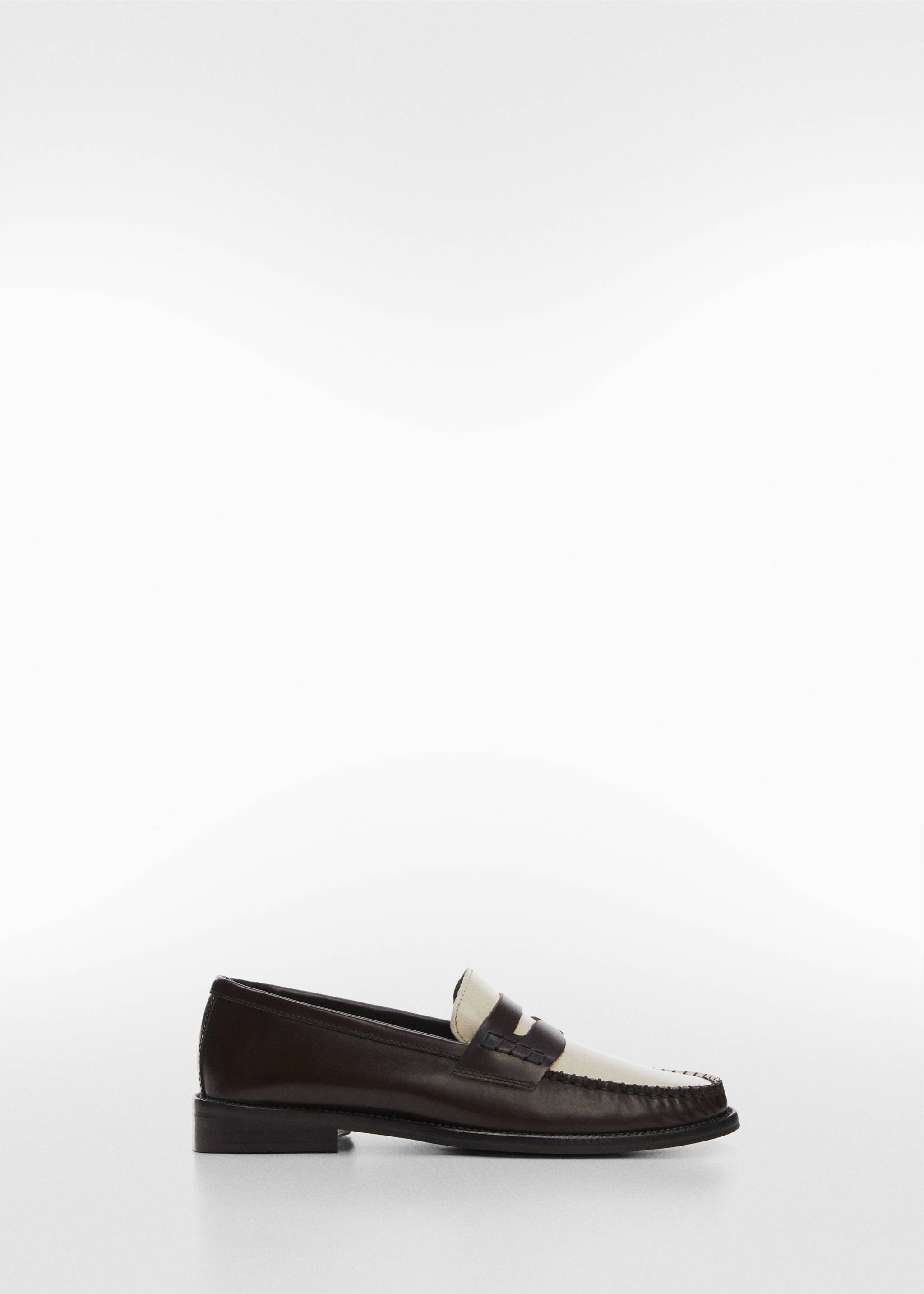 Leather penny loafers - Article without model, Chocolate. Ref: 57094419-00.