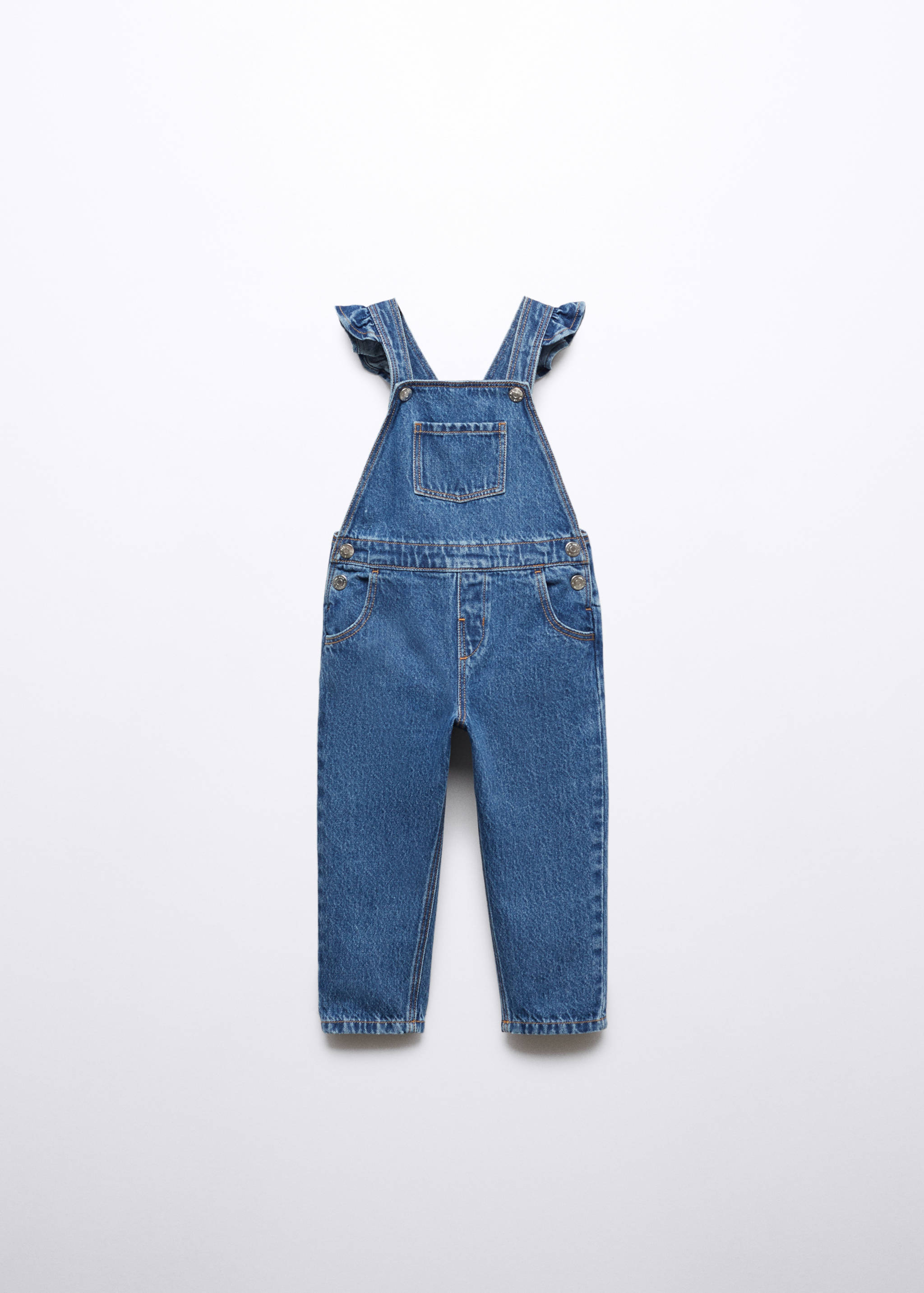 Lined denim dungarees - Article without model