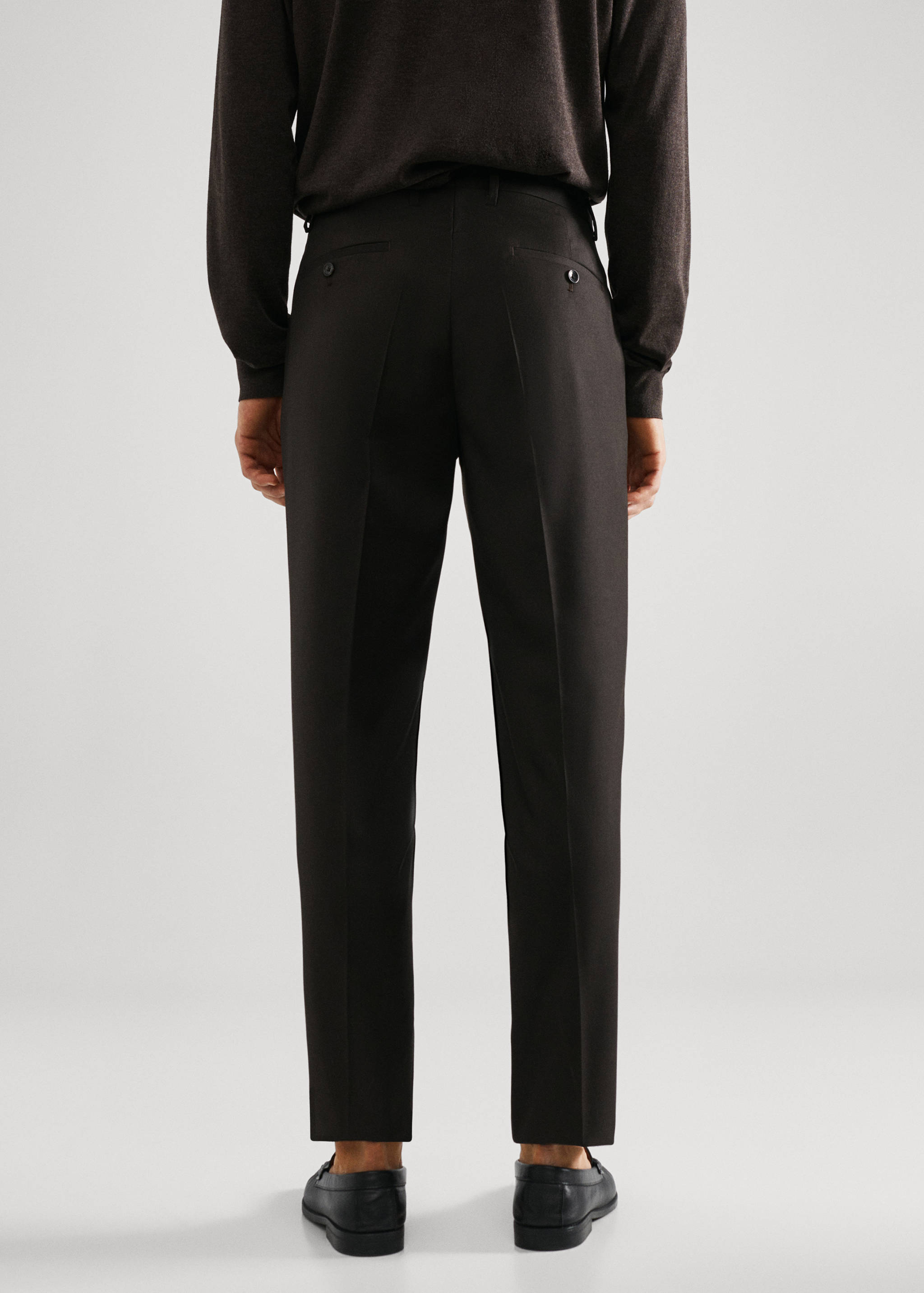 Slim fit suit trousers - Reverse of the article