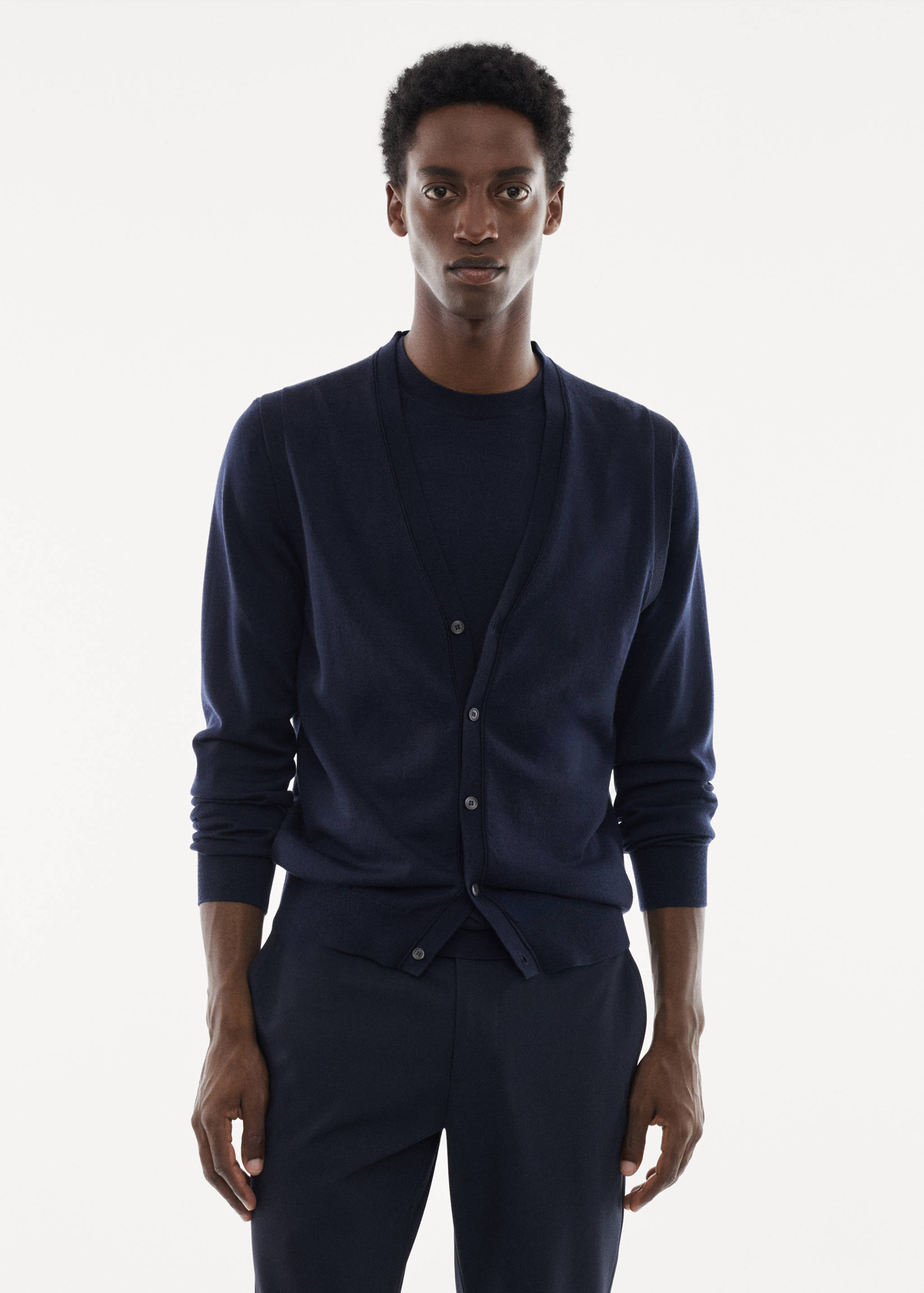 100% merino wool vest - Medium plane