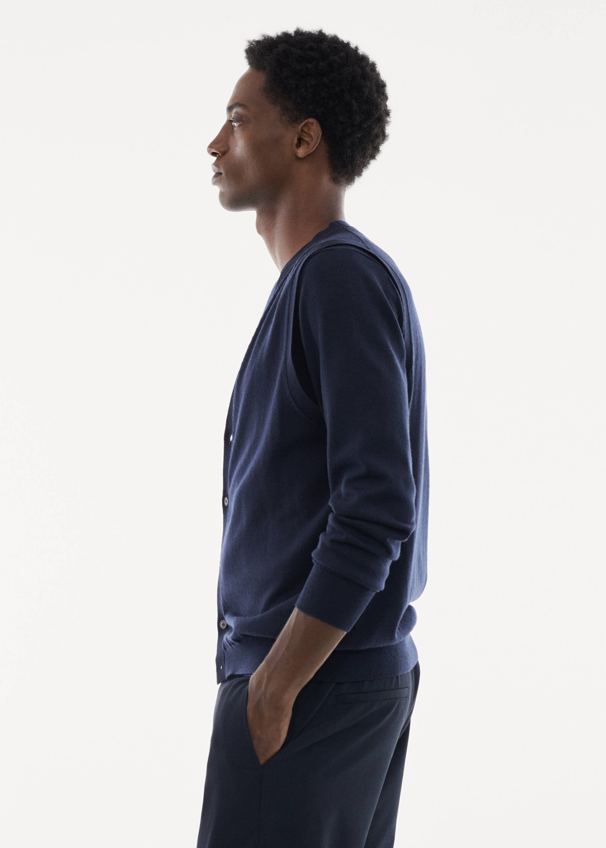 100% merino wool vest - Details of the article 2