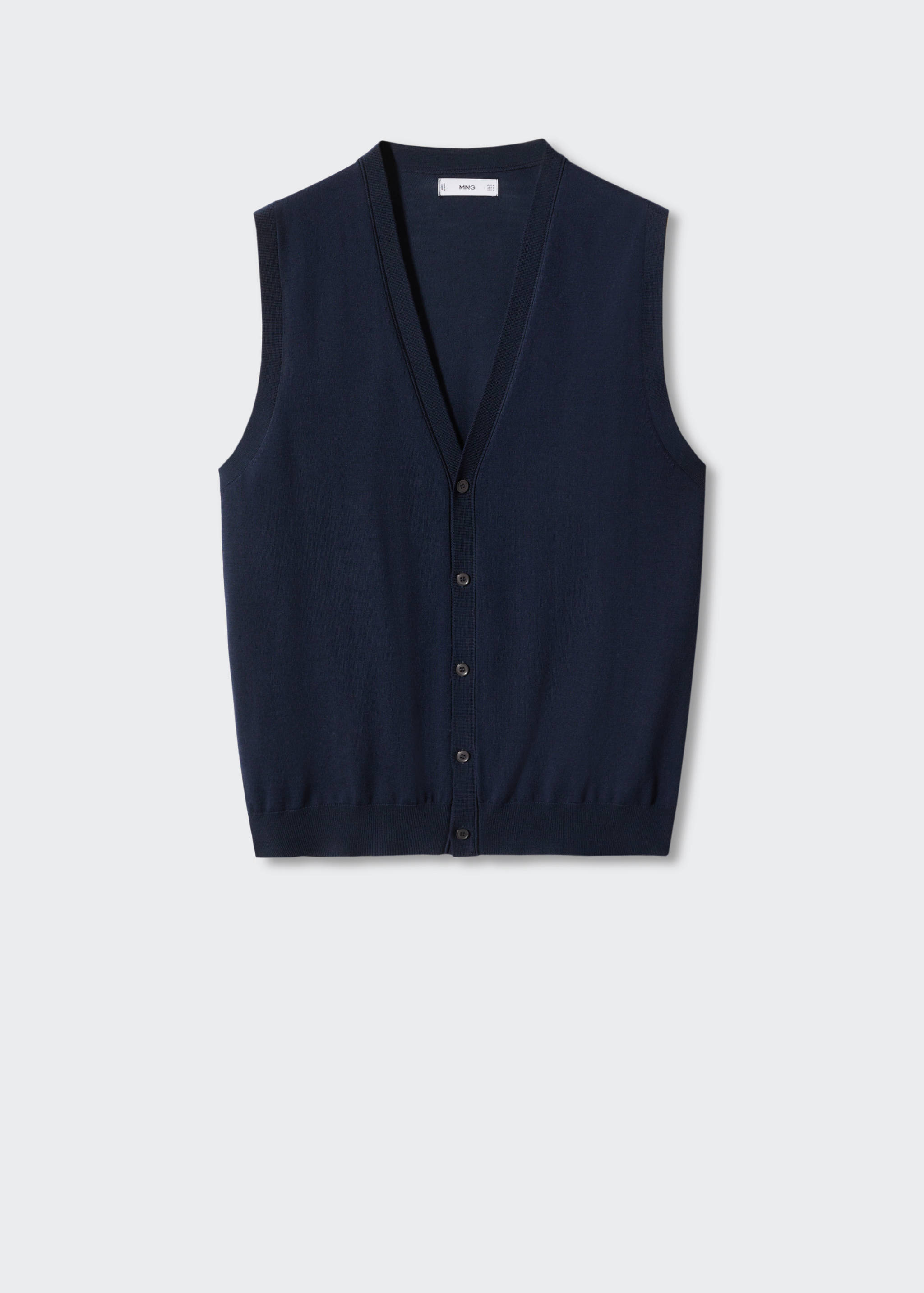100% merino wool vest - Article without model