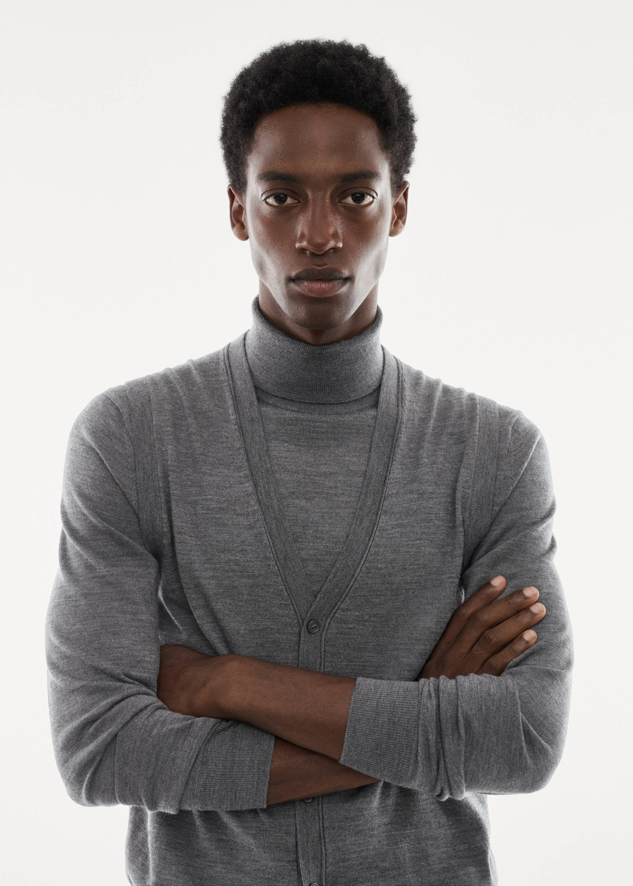 100% merino wool vest - Details of the article 1