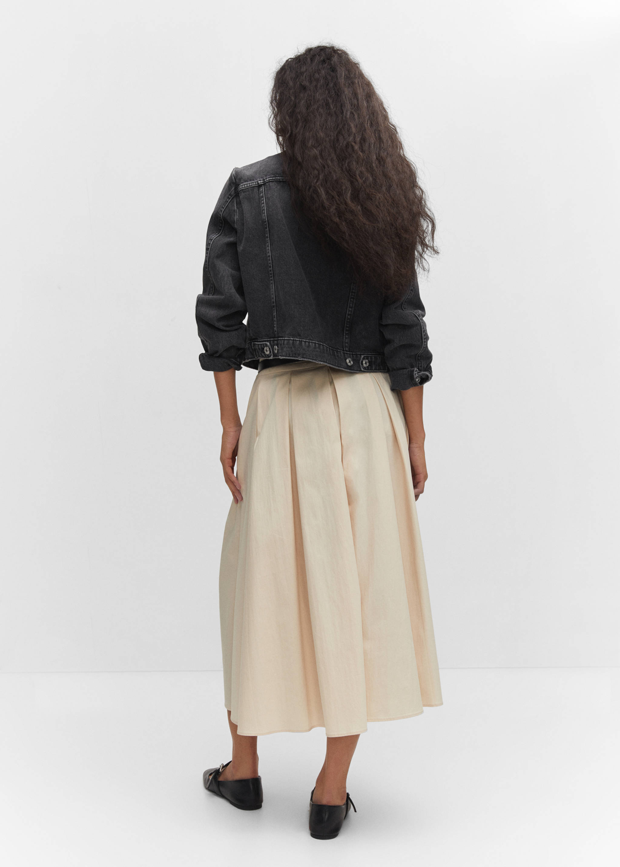 Cazadora vaquera bolsillos - Reverso del artículo