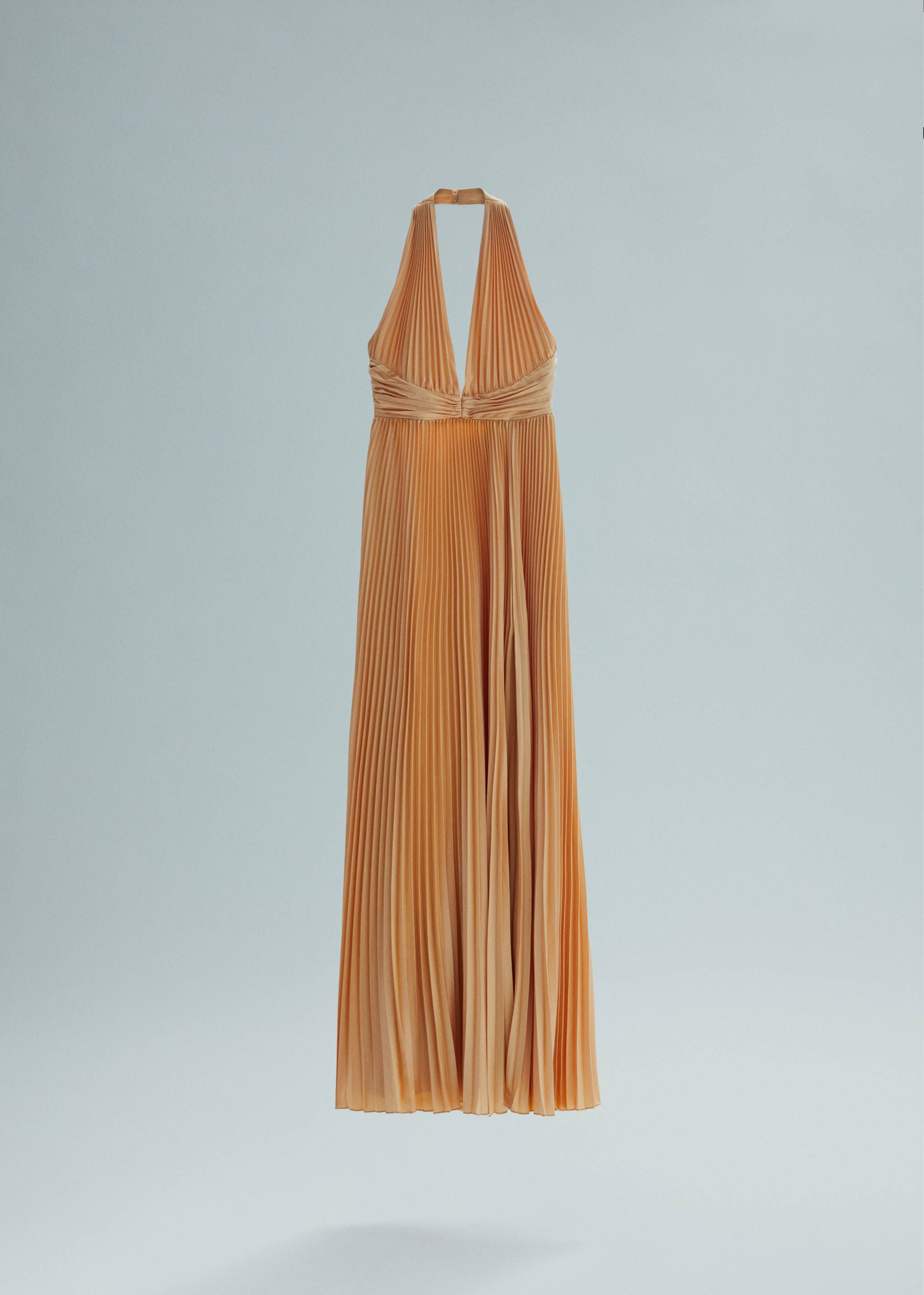 Pleated dress with knot detail - Article without model
