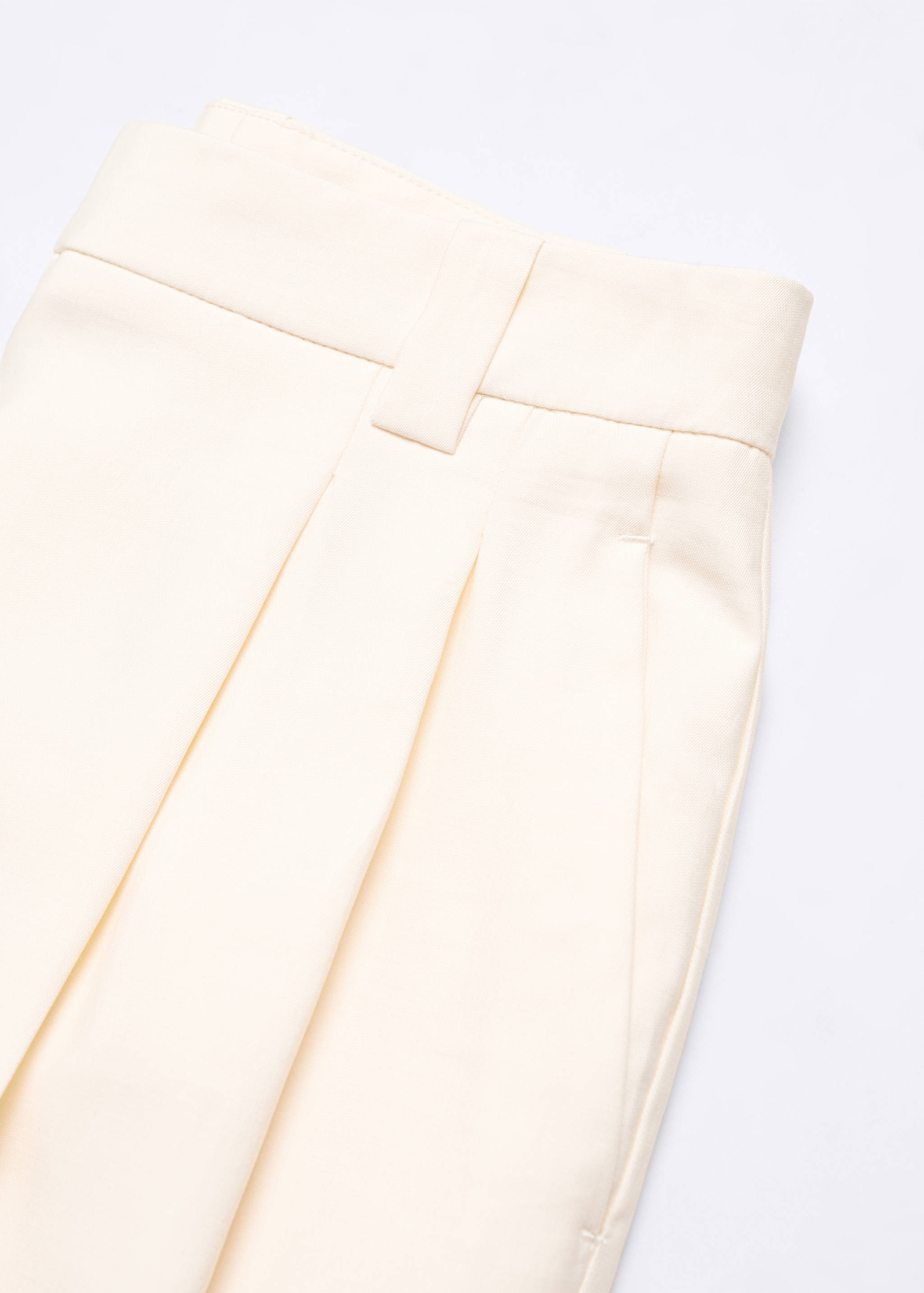 Wide leg pleated trousers - Details of the article 8