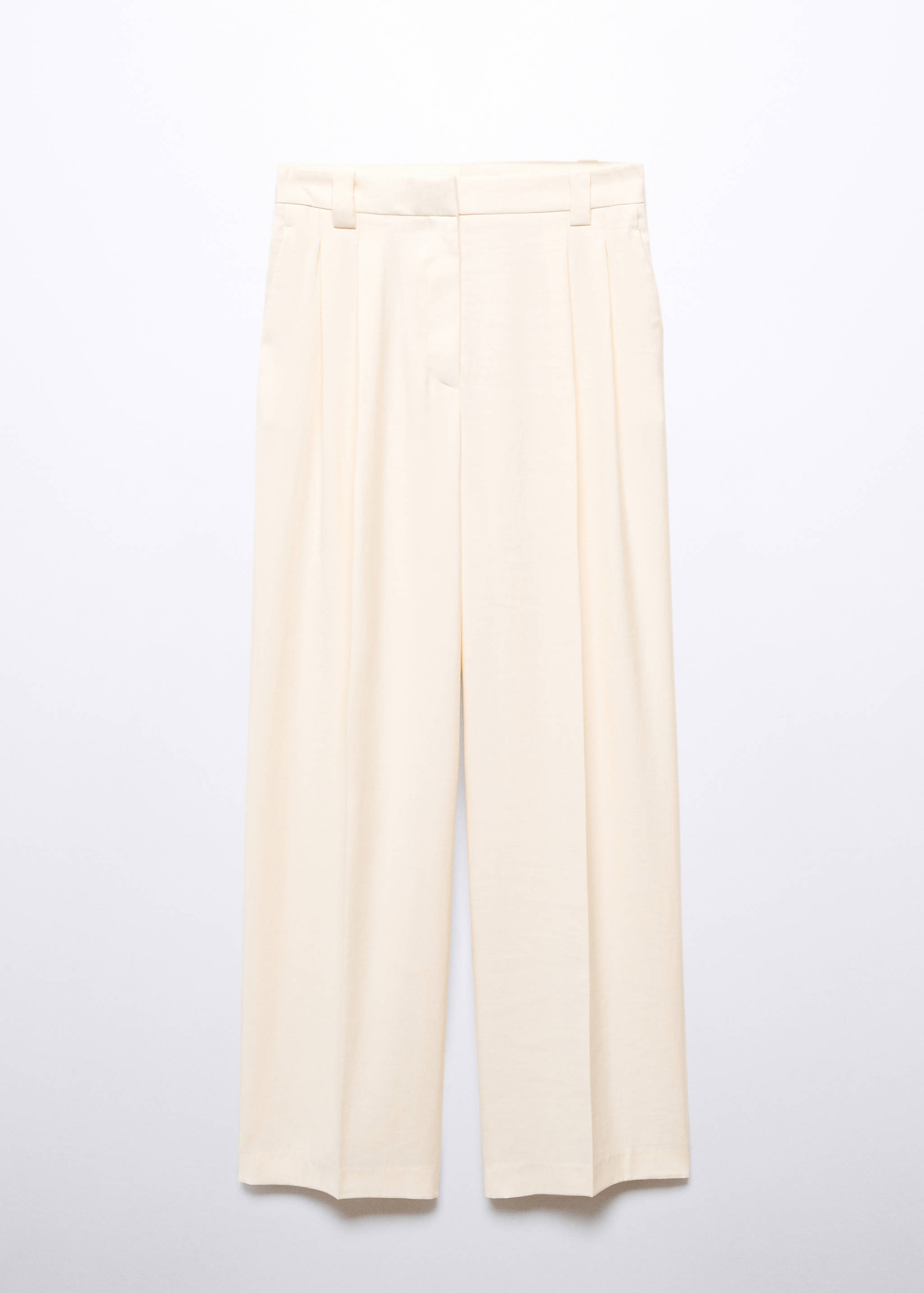 Wide leg pleated trousers - Article without model