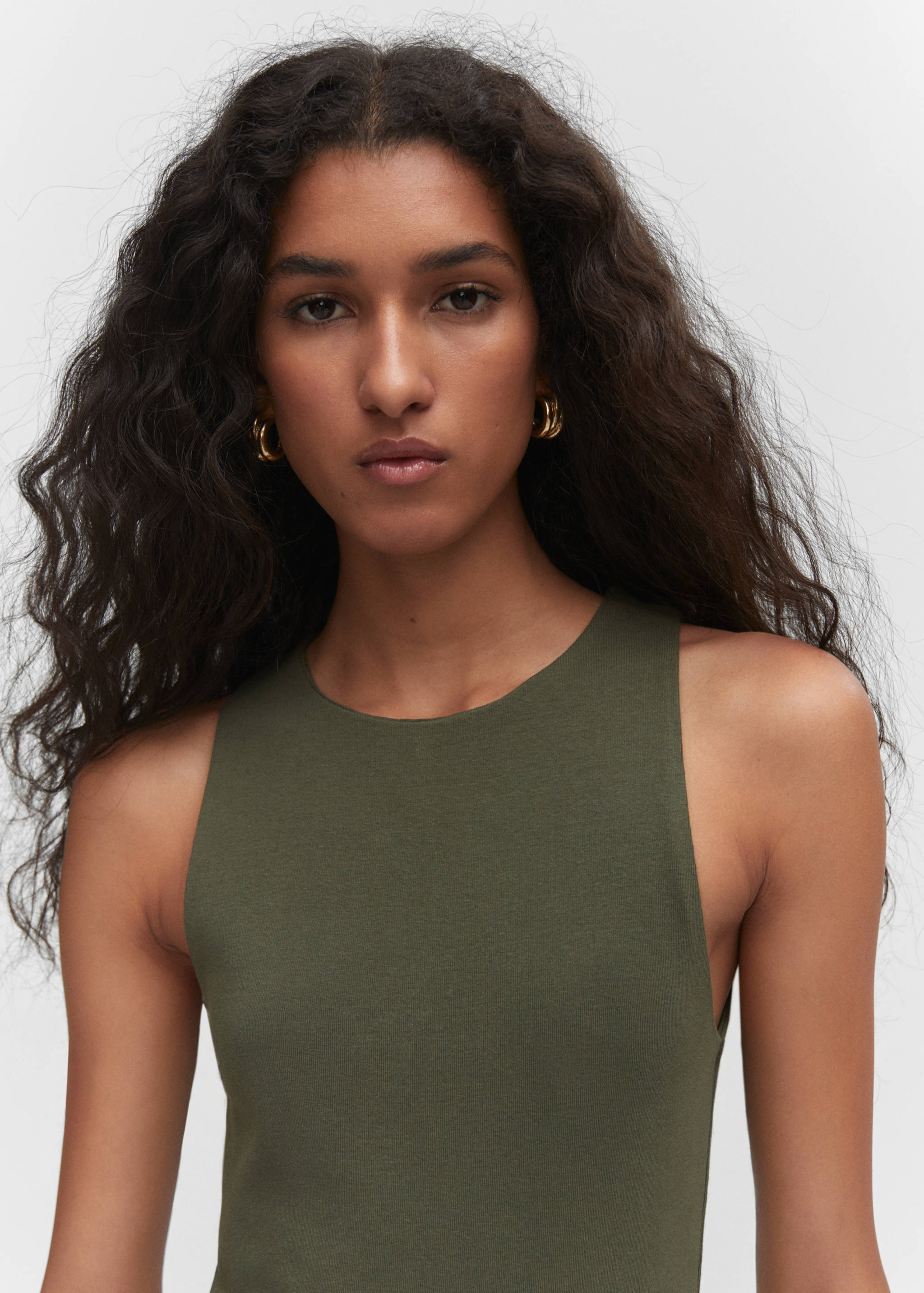 Midi-Kleid aus Baumwolle - Detail des Artikels 1