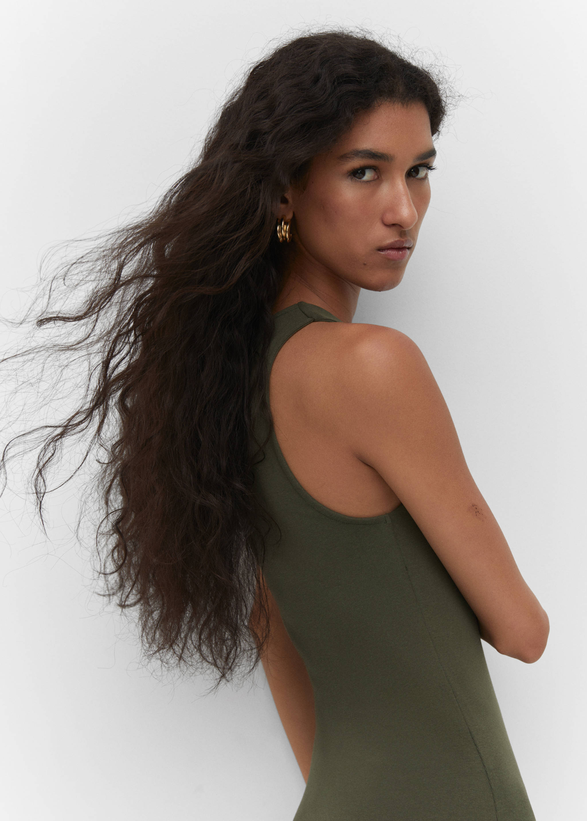 Midi-Kleid aus Baumwolle - Detail des Artikels 2