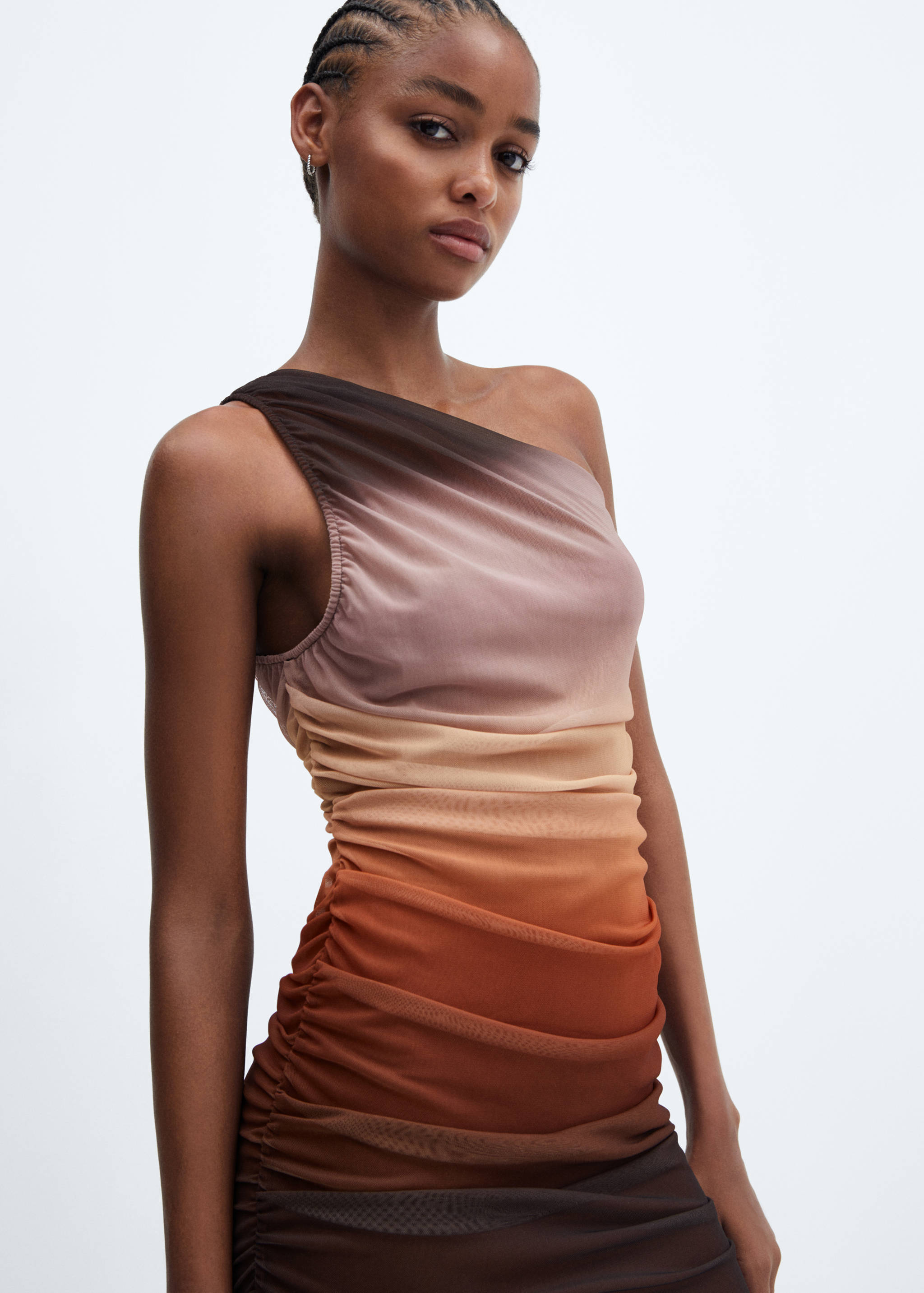 Drapiertes Kleid mit Farbverlauf - Detail des Artikels 2