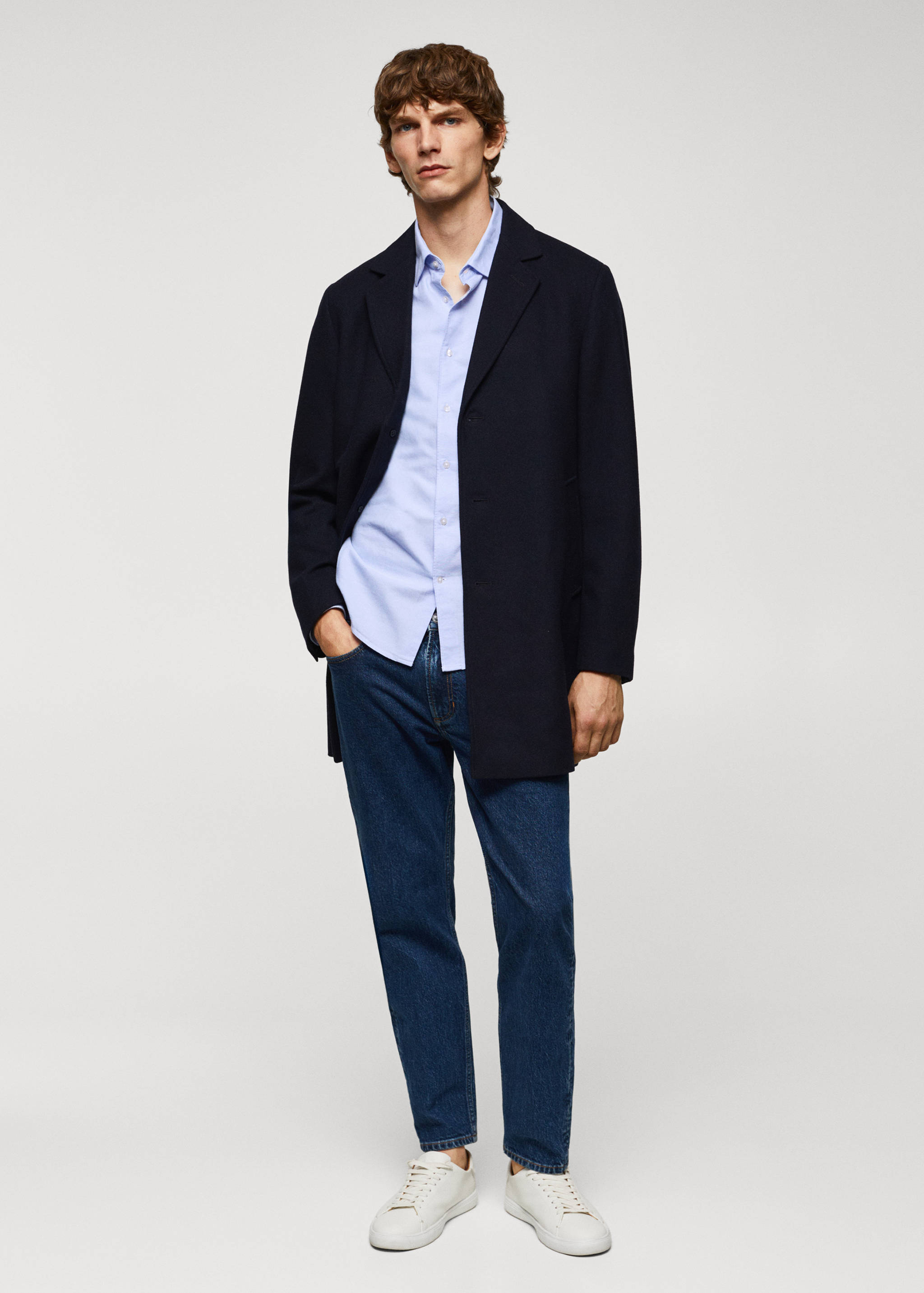 Bavlněná košile slim fit Oxford - Celkový náhled