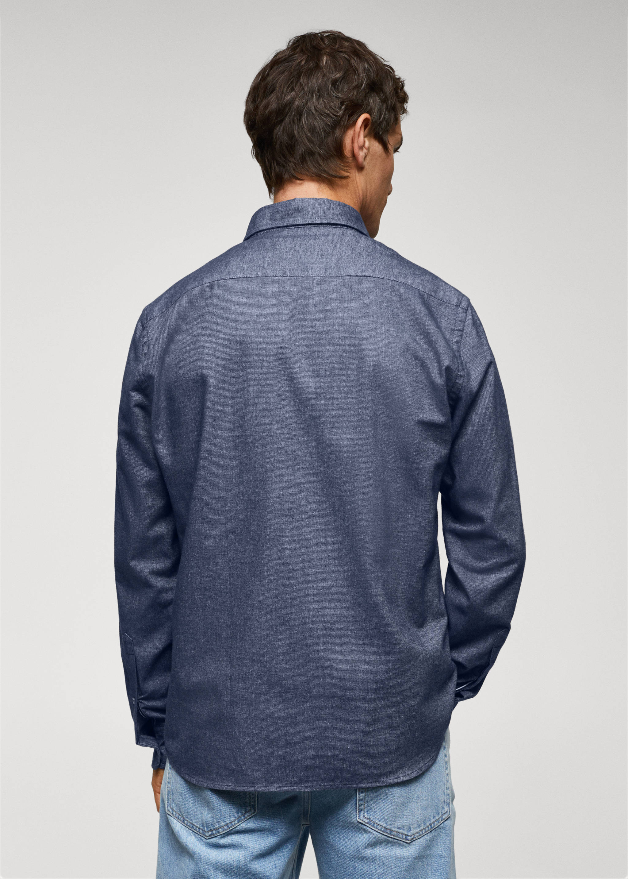 Camisa twill - Revers de l'article