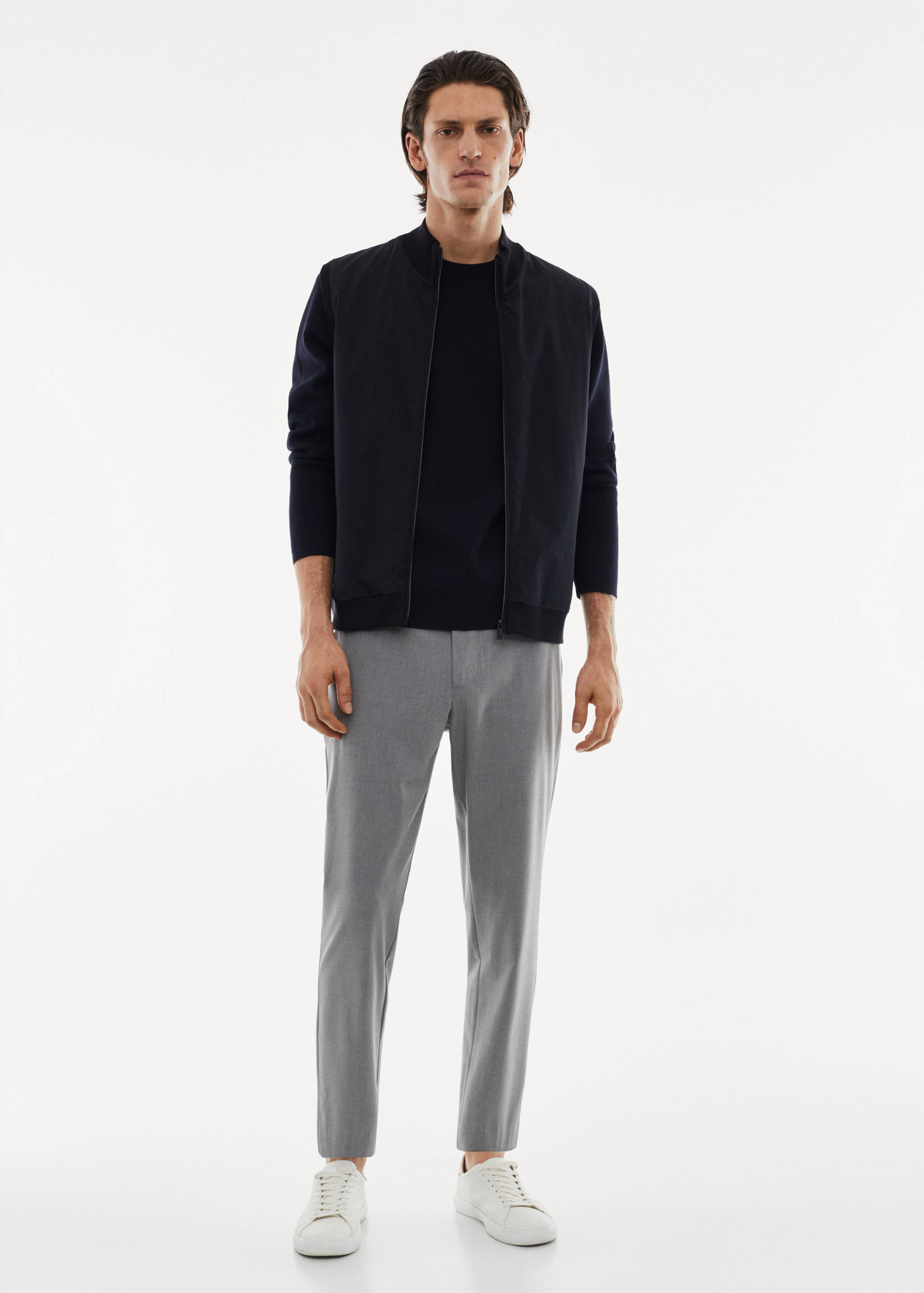 Weste aus Comfort-Stretch-Gewebe - Allgemeine Ansicht