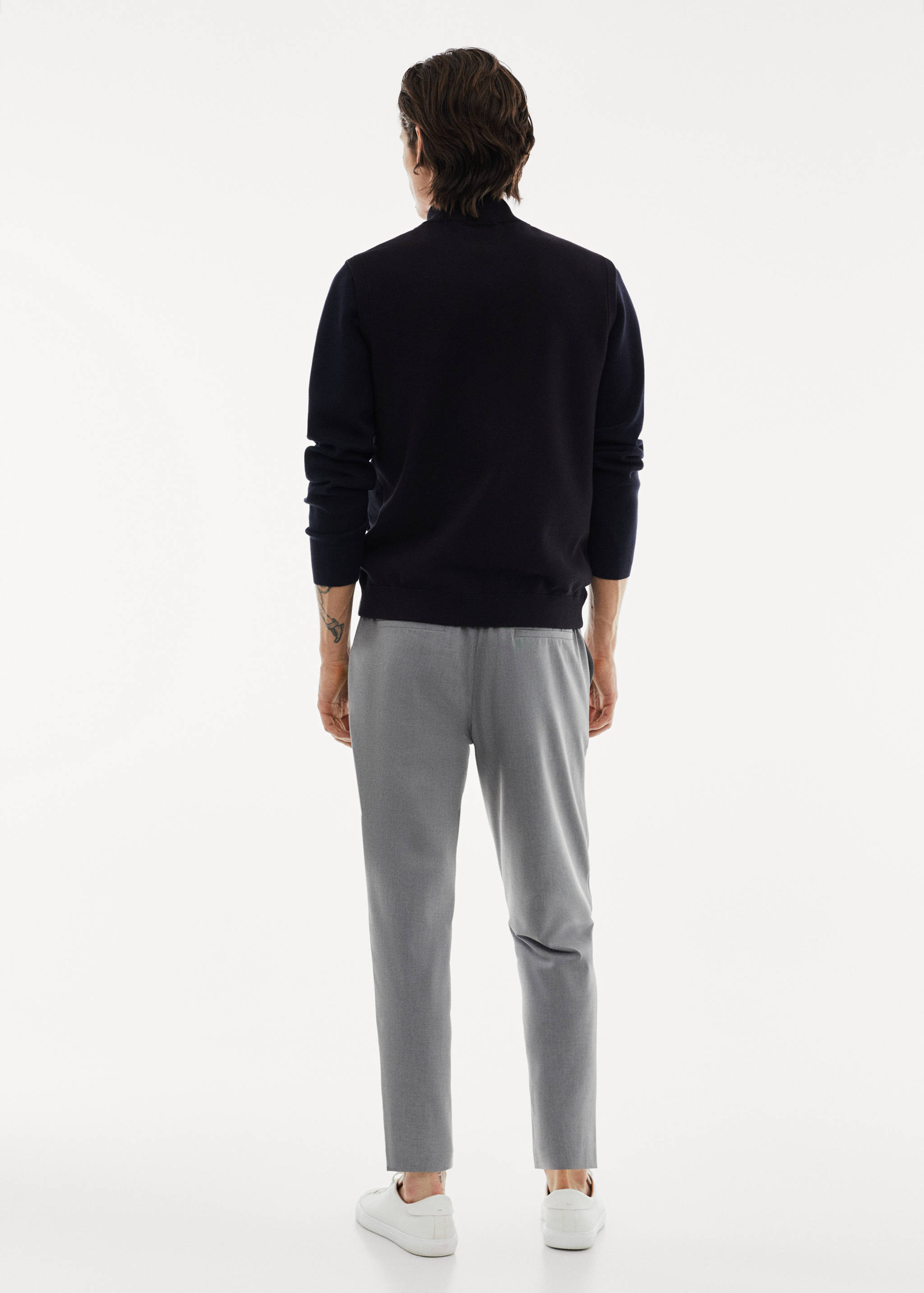 Weste aus Comfort-Stretch-Gewebe - Rückseite des Artikels