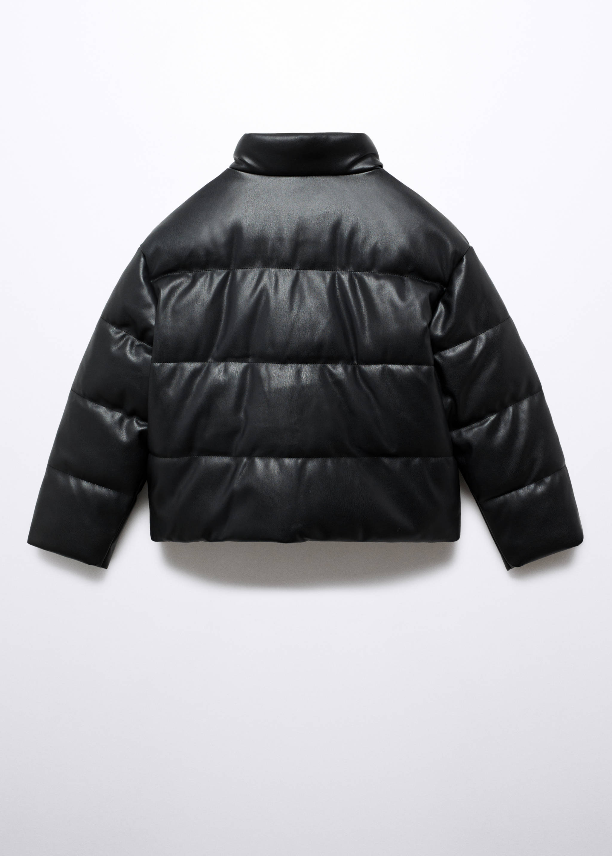 Quilted faux-leather style jacket - Reverse of the article