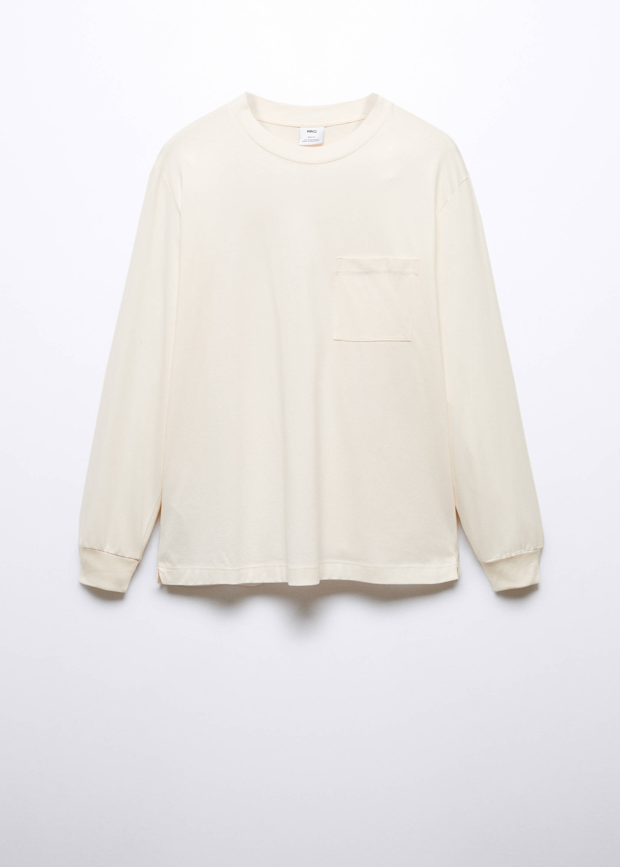 Long-sleeved t-shirt with pockets - Article without model