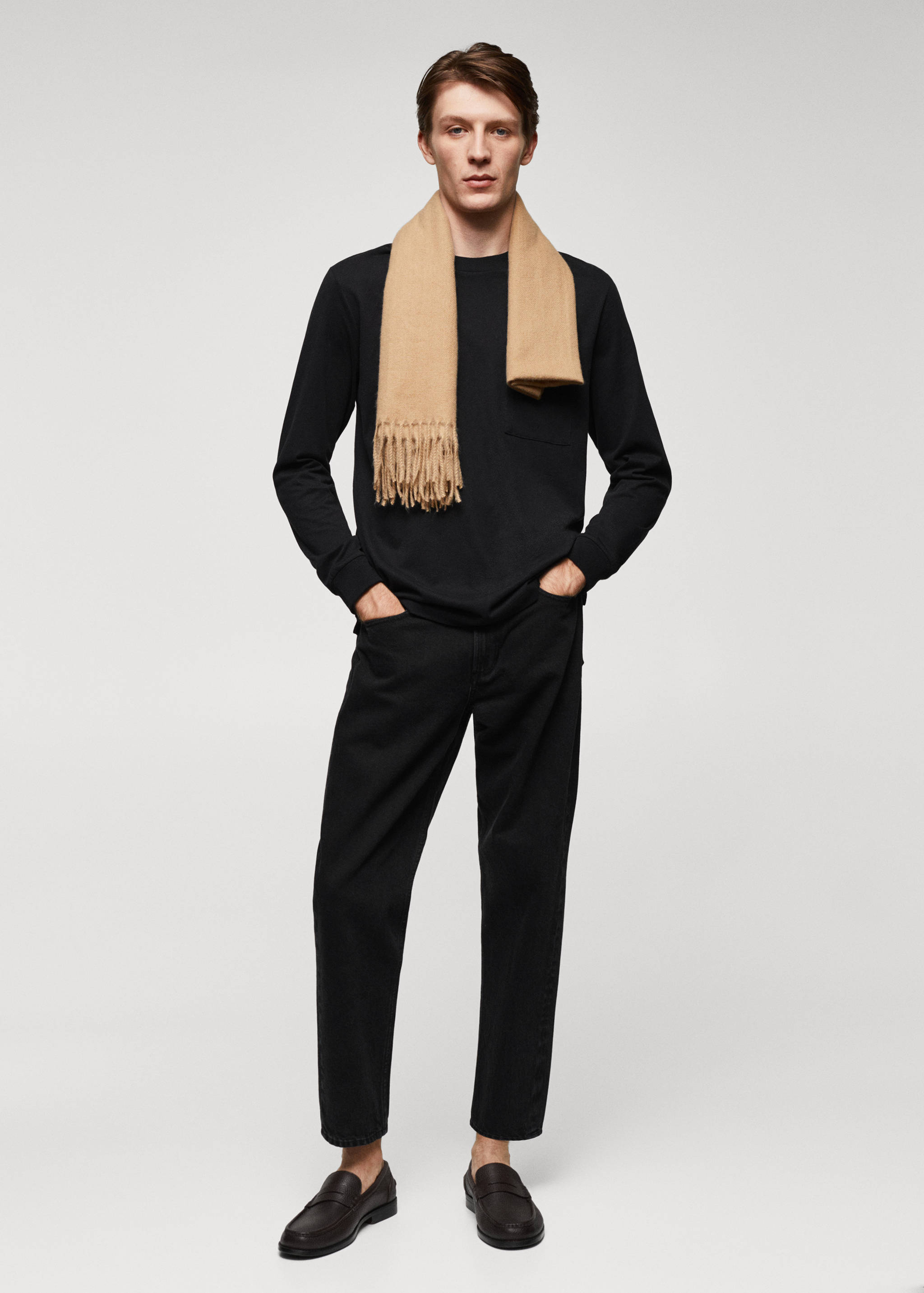 Long-sleeved t-shirt with pockets - General plane