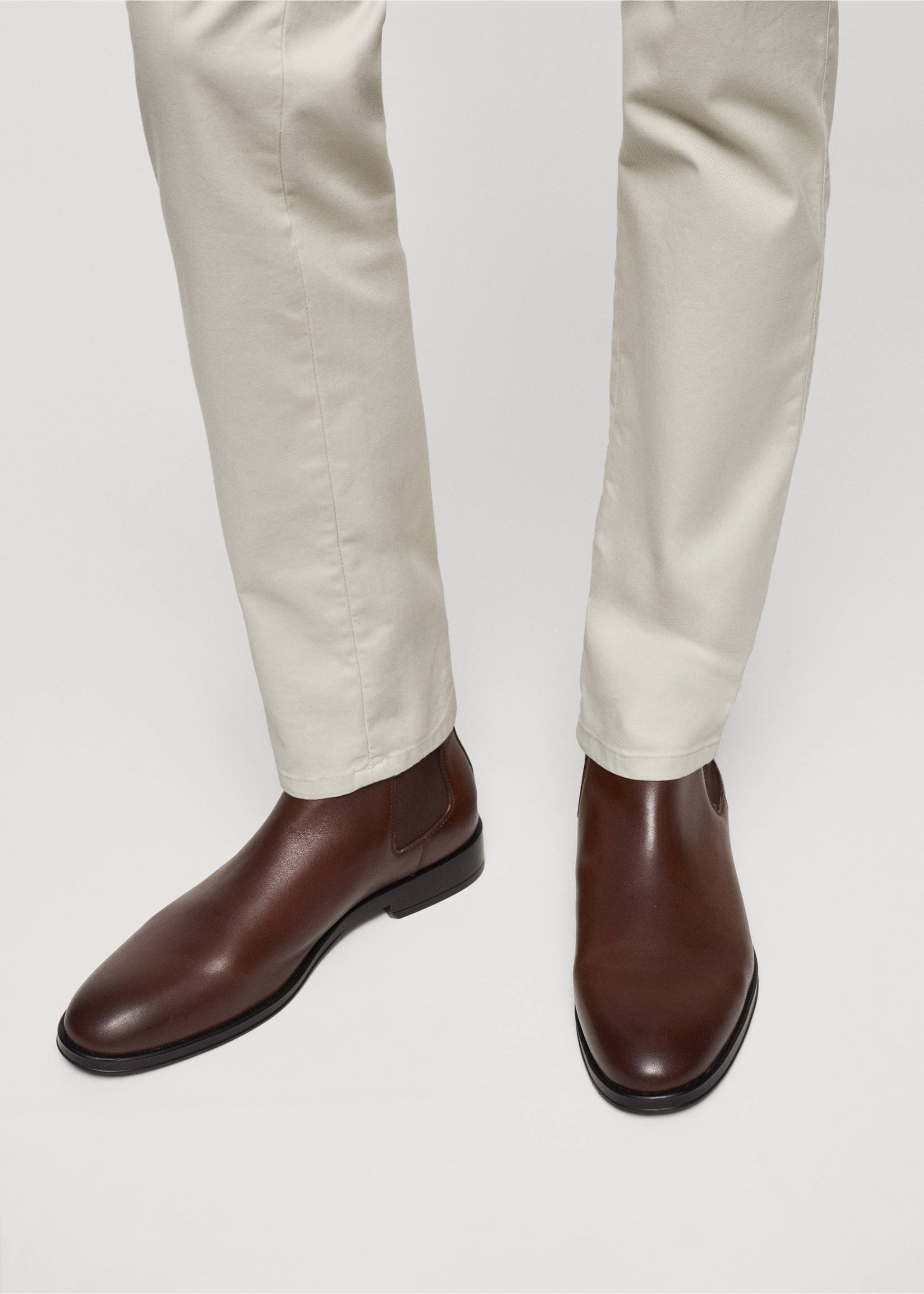 Botín chelsea piel antic - Detalle del artículo 9, Marrón. Ref: 57095963-00.