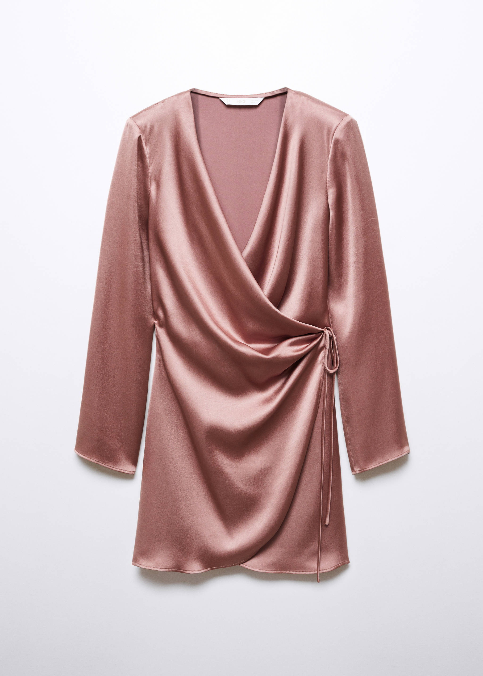 Wickelkleid aus Satin - Artikel ohne Model