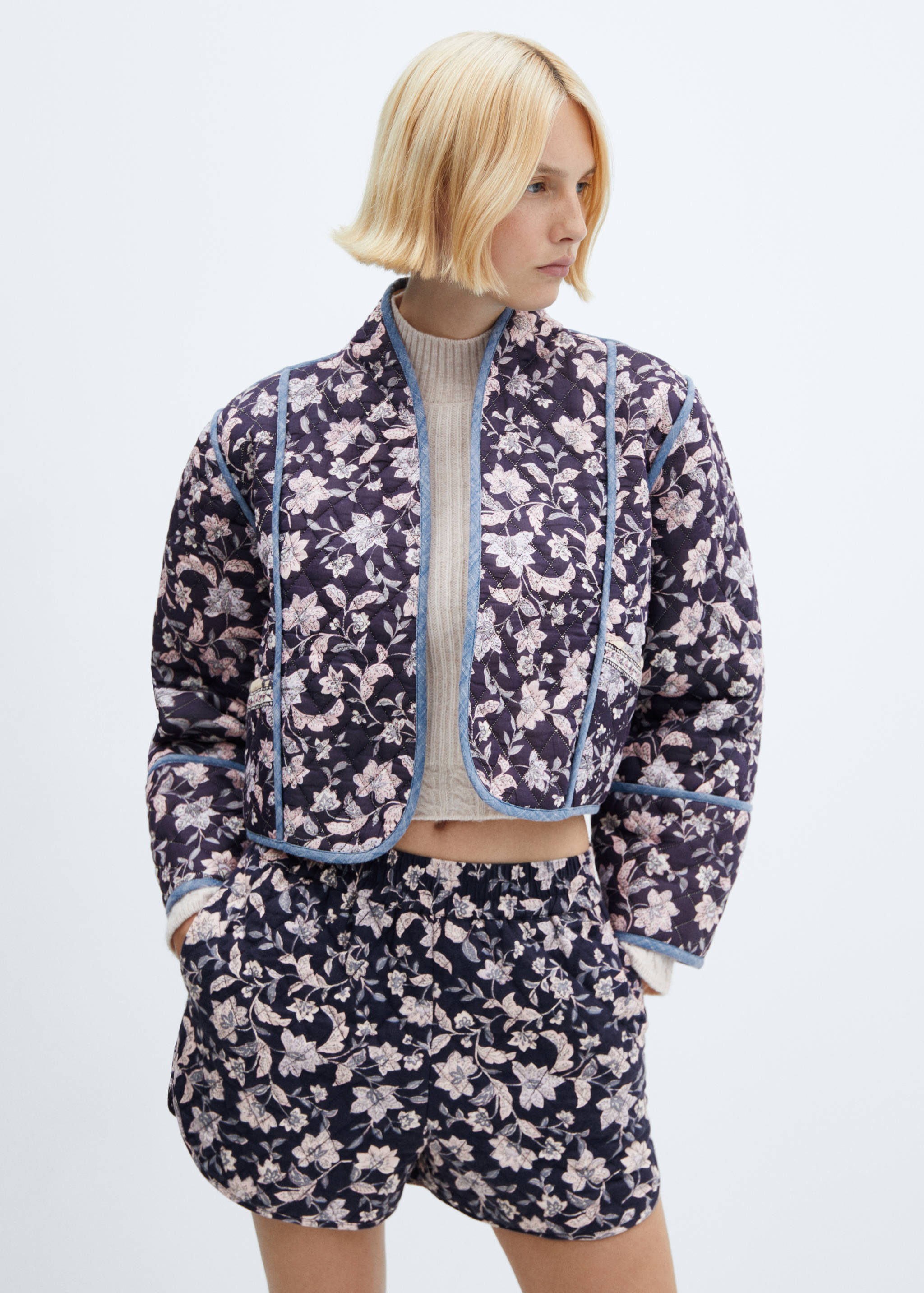 Quilted reversible jacket - Medium plane