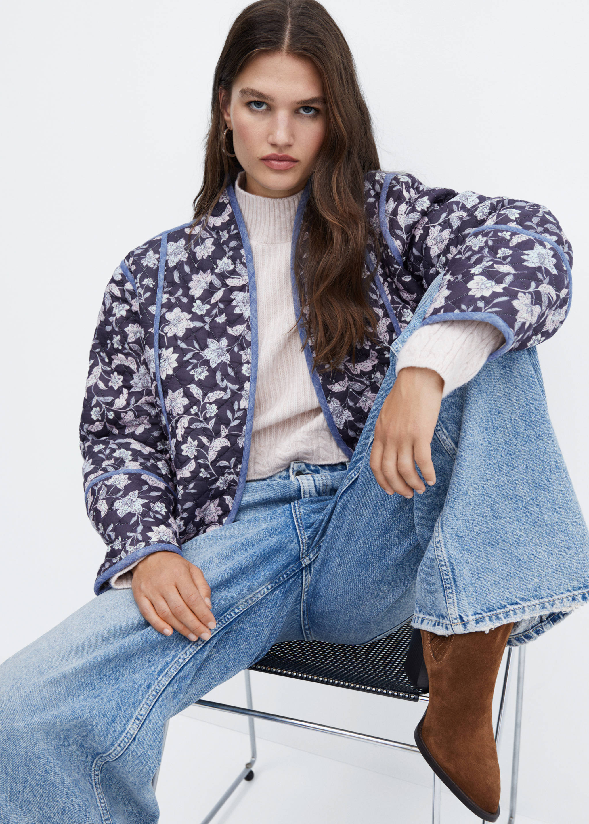 Quilted reversible jacket - Details of the article 2