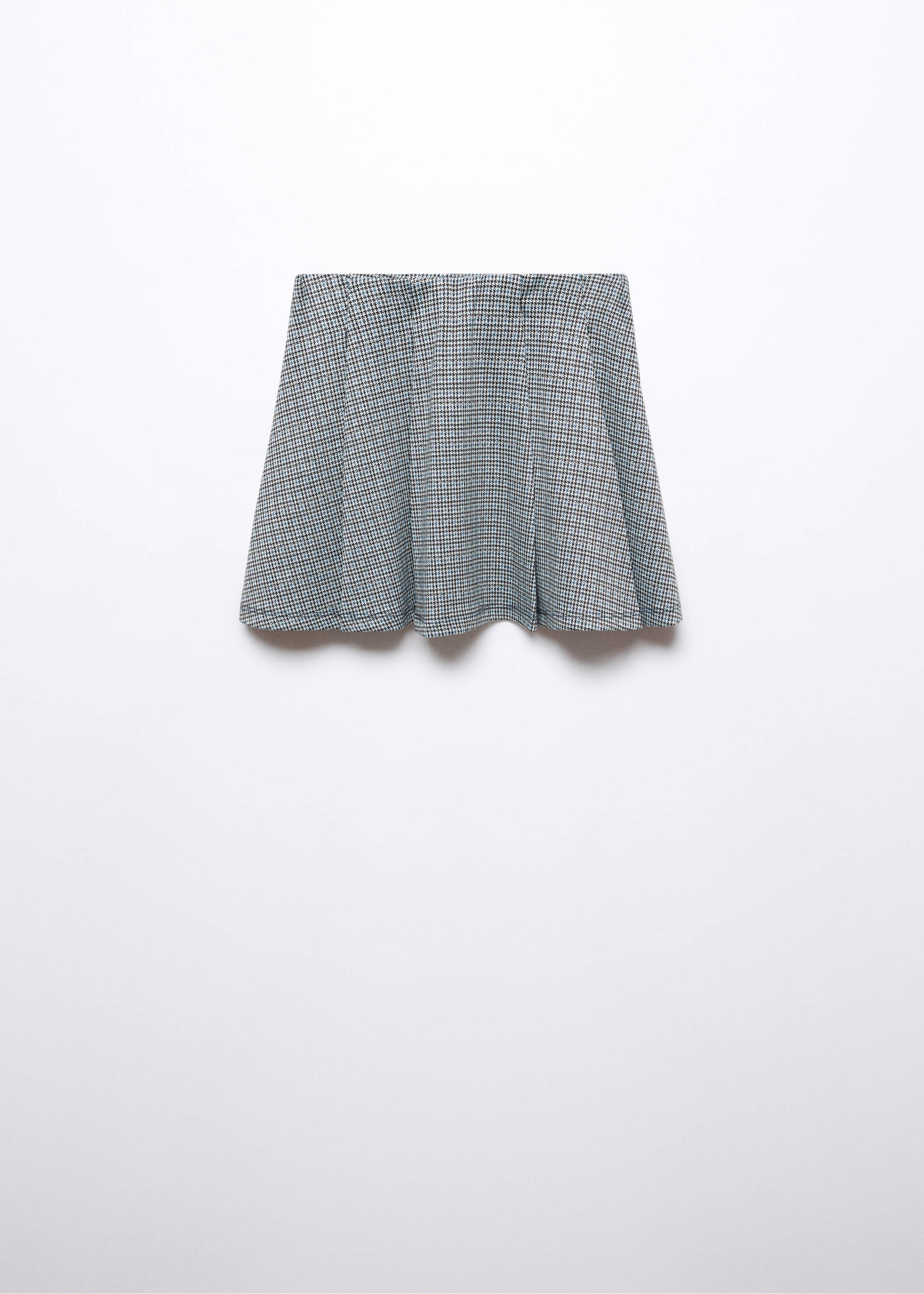 Houndstooth skirt - Article without model, Navy. Ref: 57095994-00.