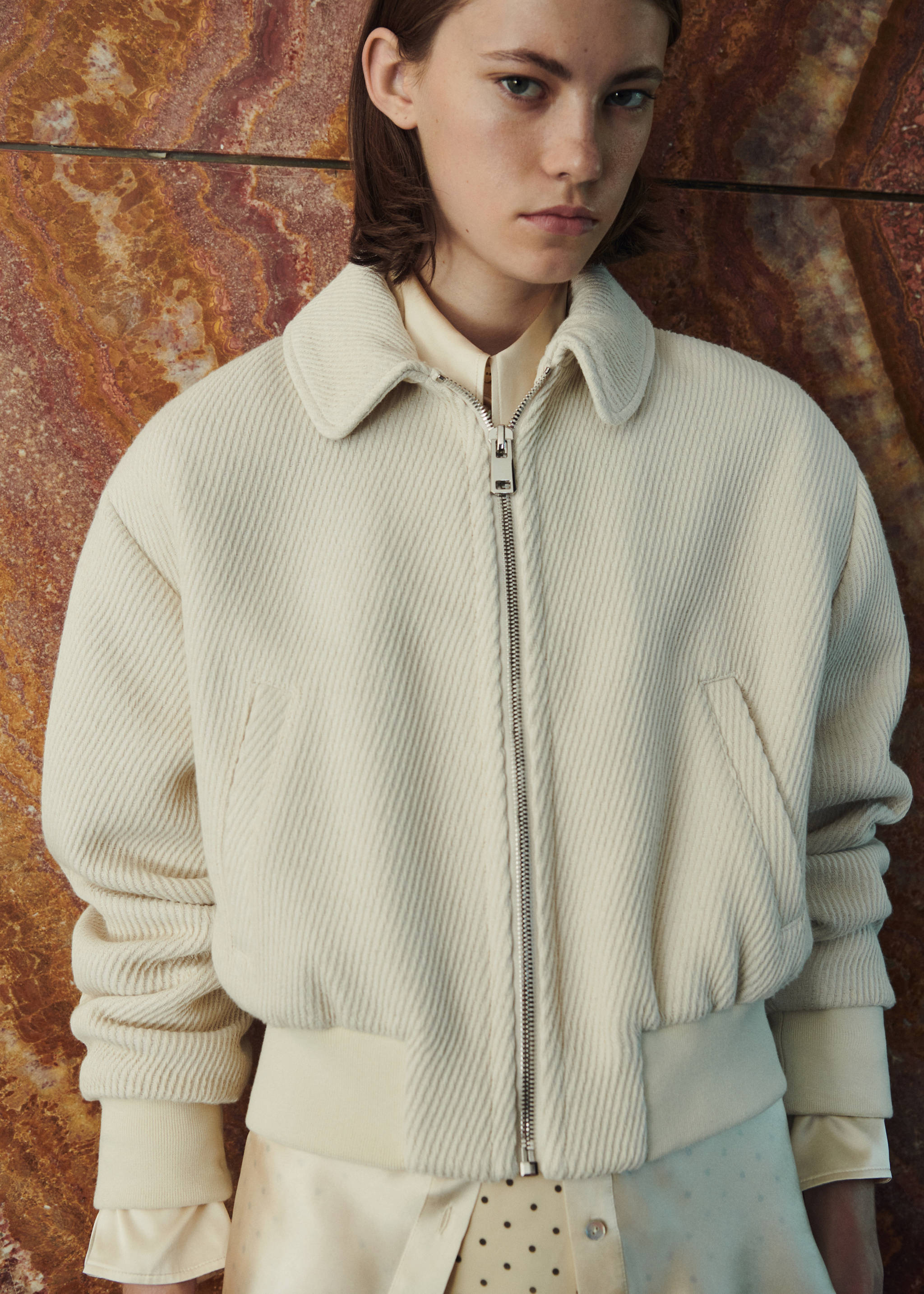 Cazadora bomber textura - Detalle del artículo 7