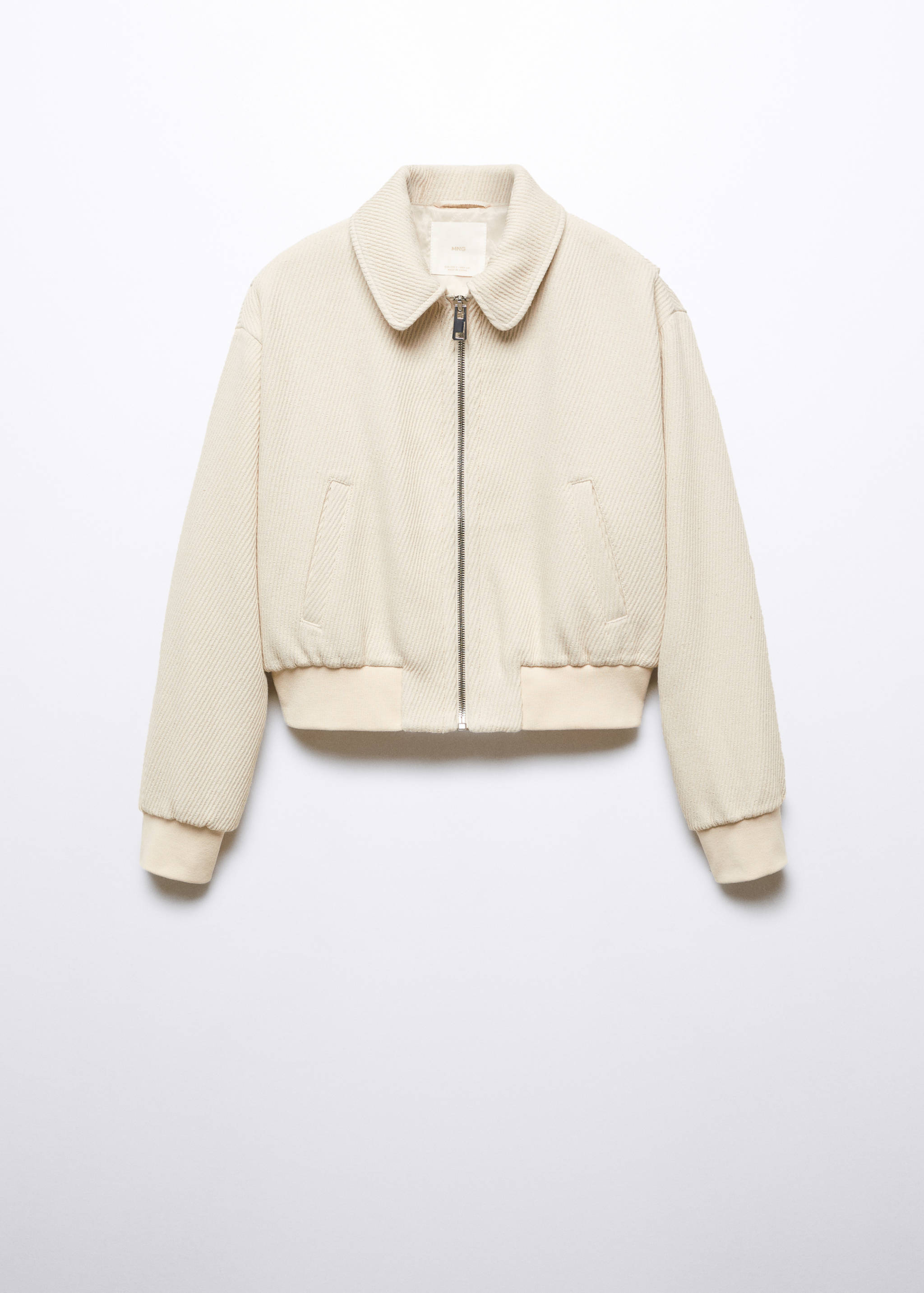 Cazadora bomber textura - Artículo sin modelo